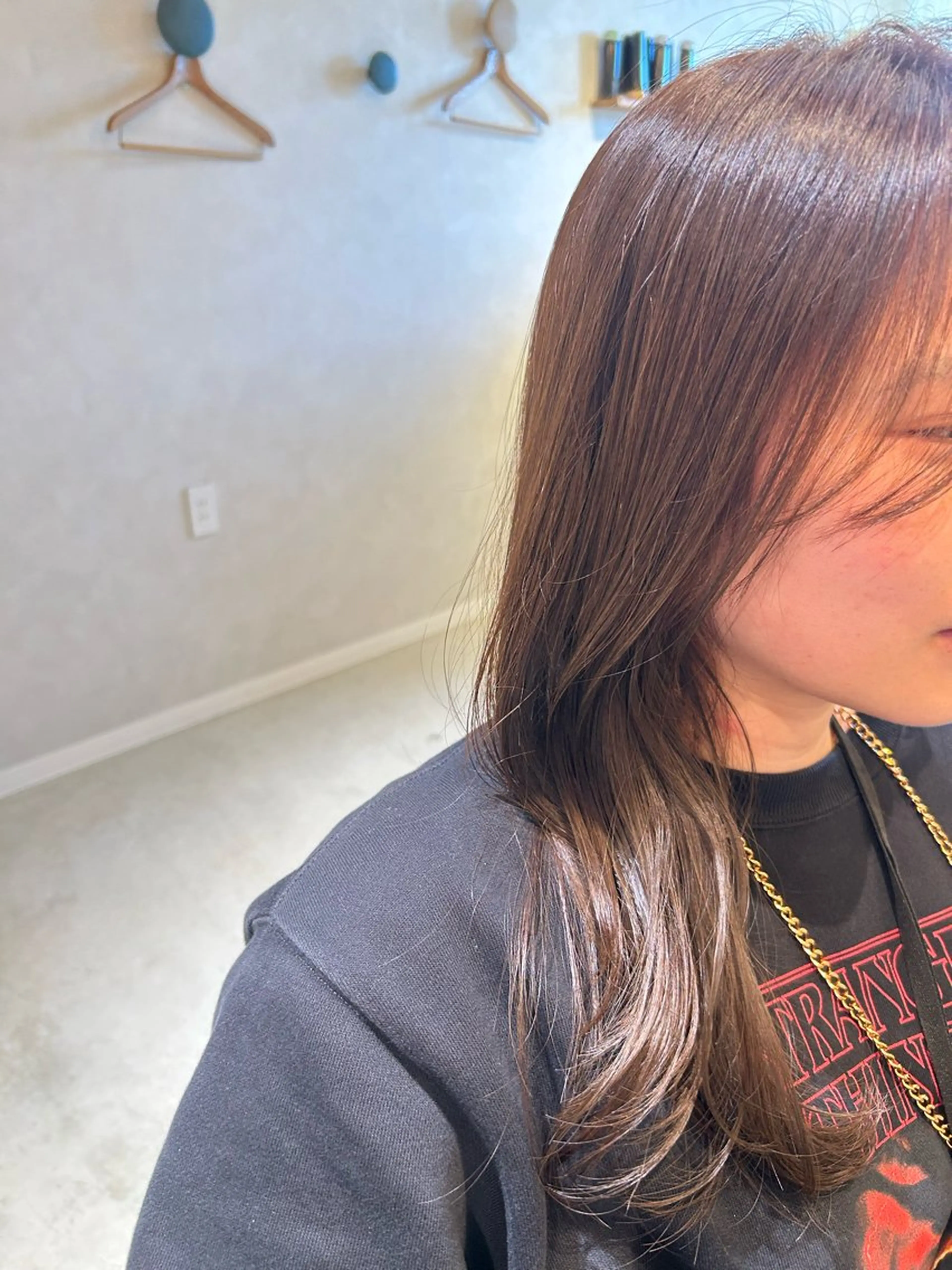 ロング 大城 かえでのヘアスタイル