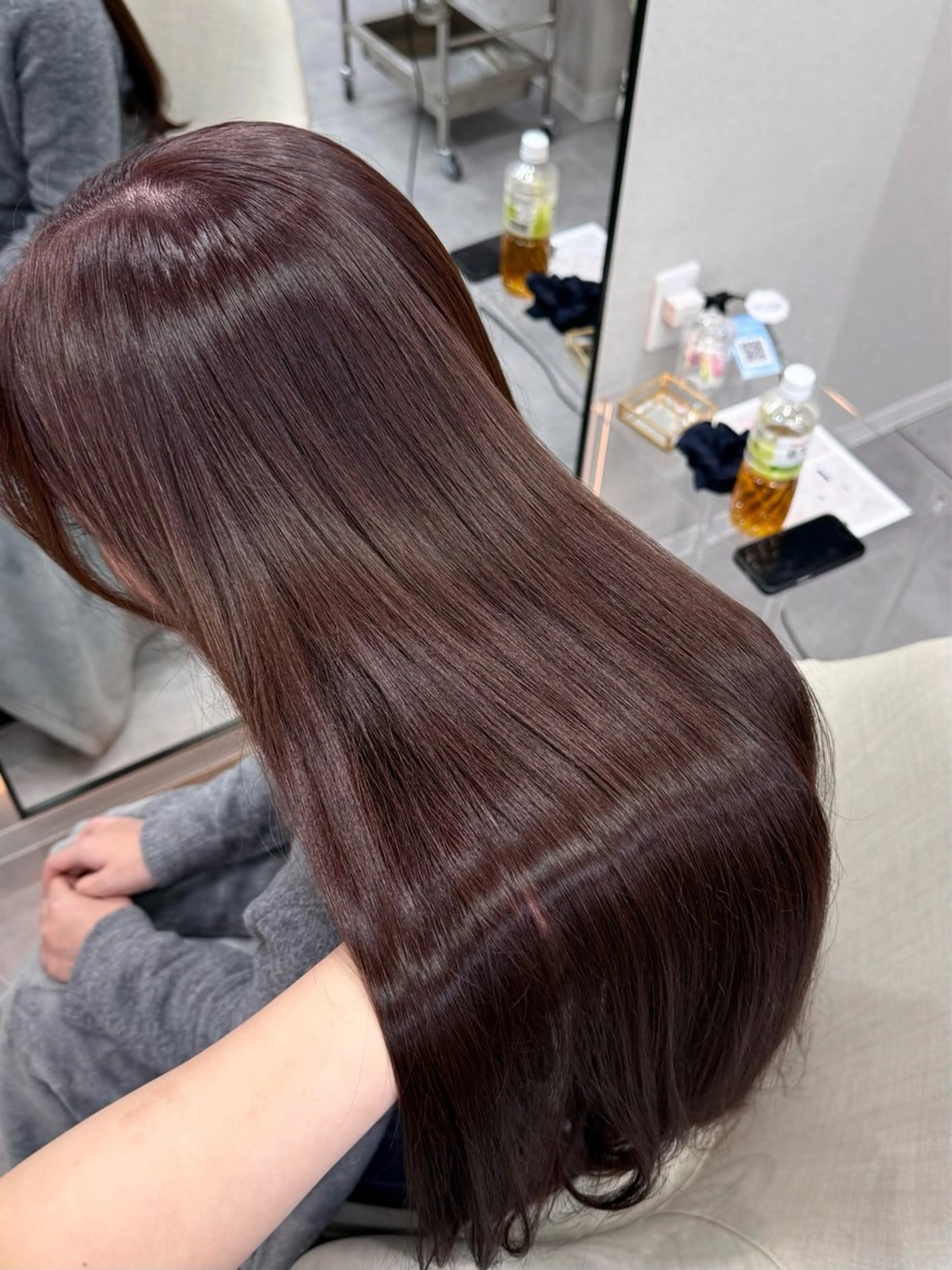 カラー ヘアカラー トリートメント 韓国ヘア/ うる艶髪 🪽🫧Neneのヘアスタイル