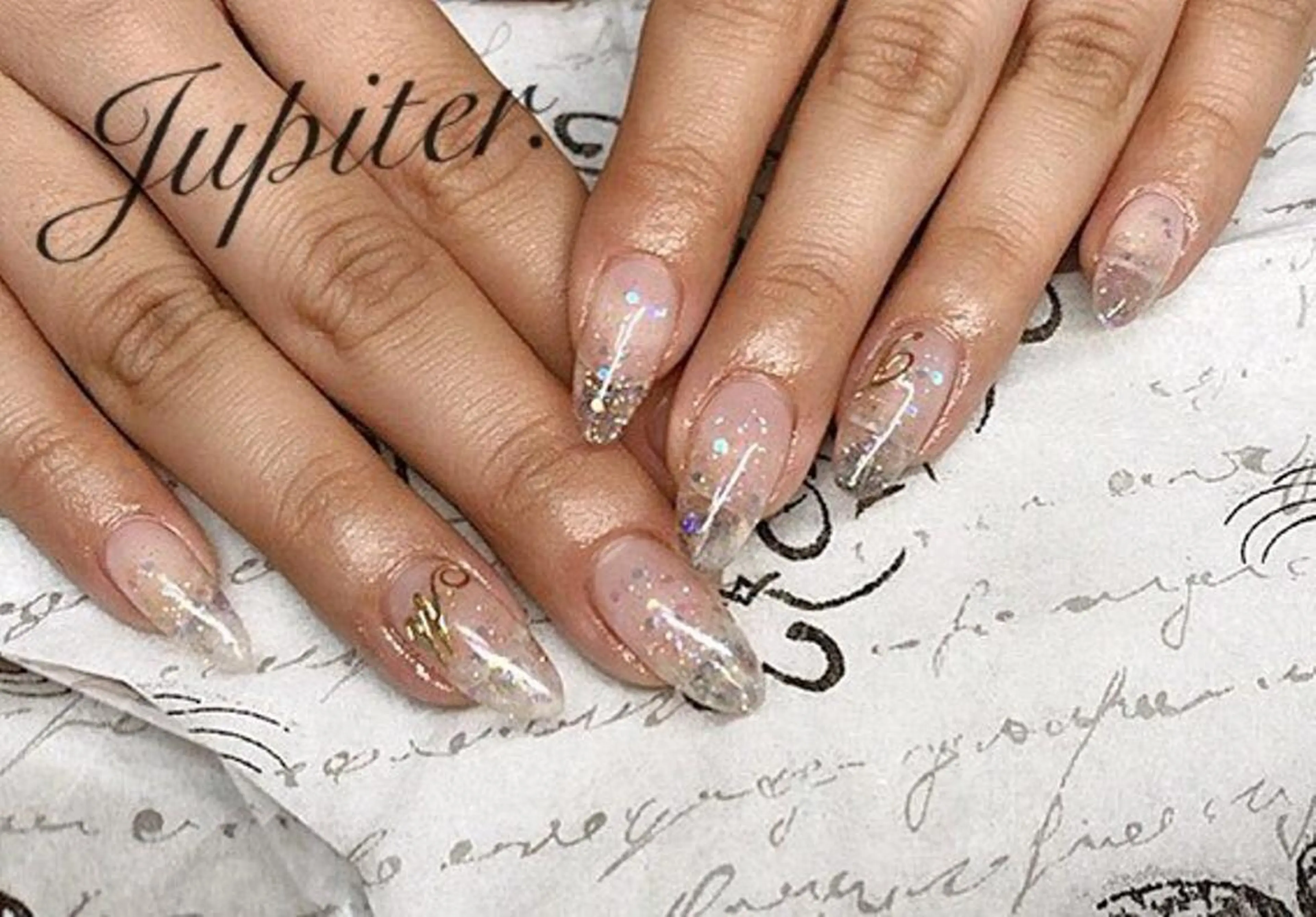 ネイル クリアネイル スカルプネイル PrivateSalon Jupiter所属・Jupiter .のネイルデザイン