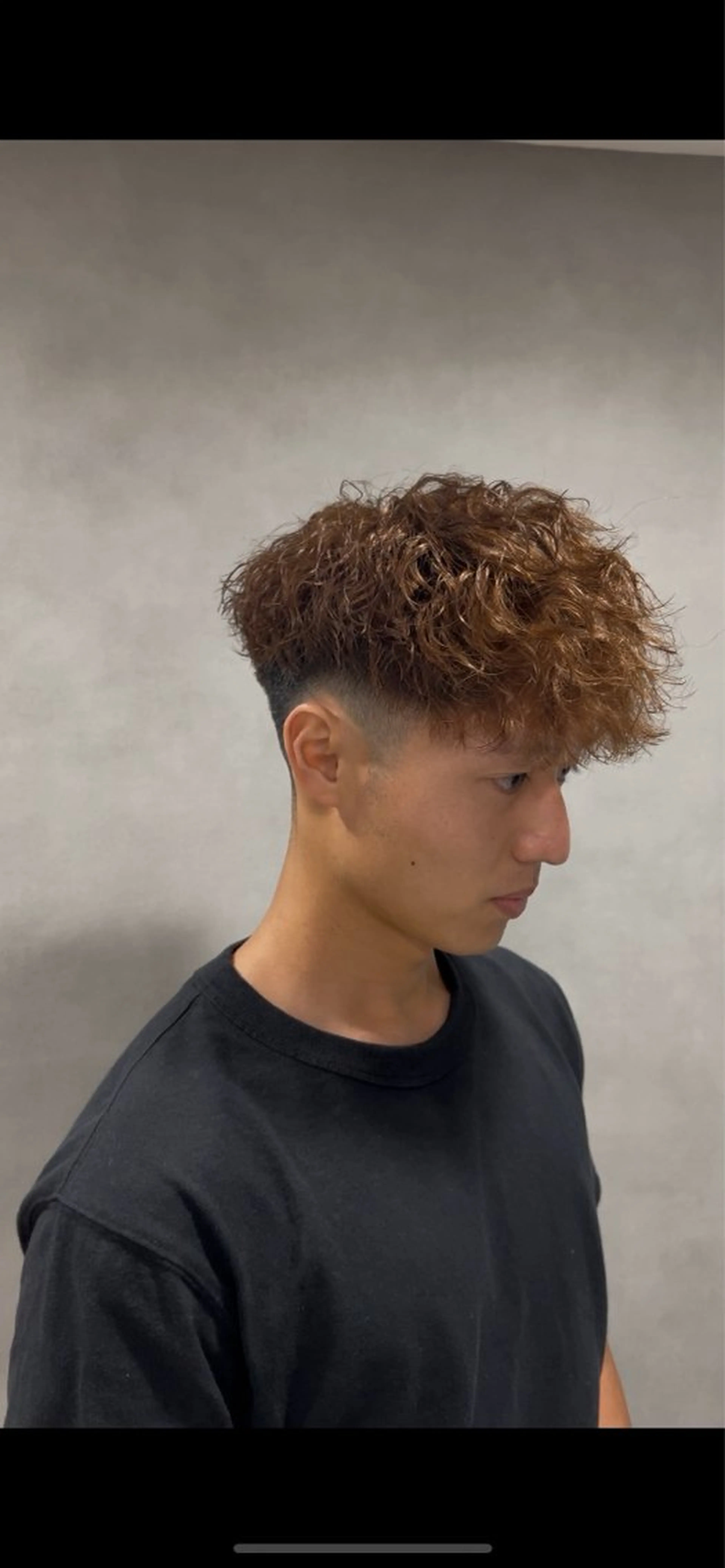 カラー パーマ メンズ メンズパーマ 外国人風カラー 大阪メンズパーマ/ 中崎町/森 大和のヘアスタイル