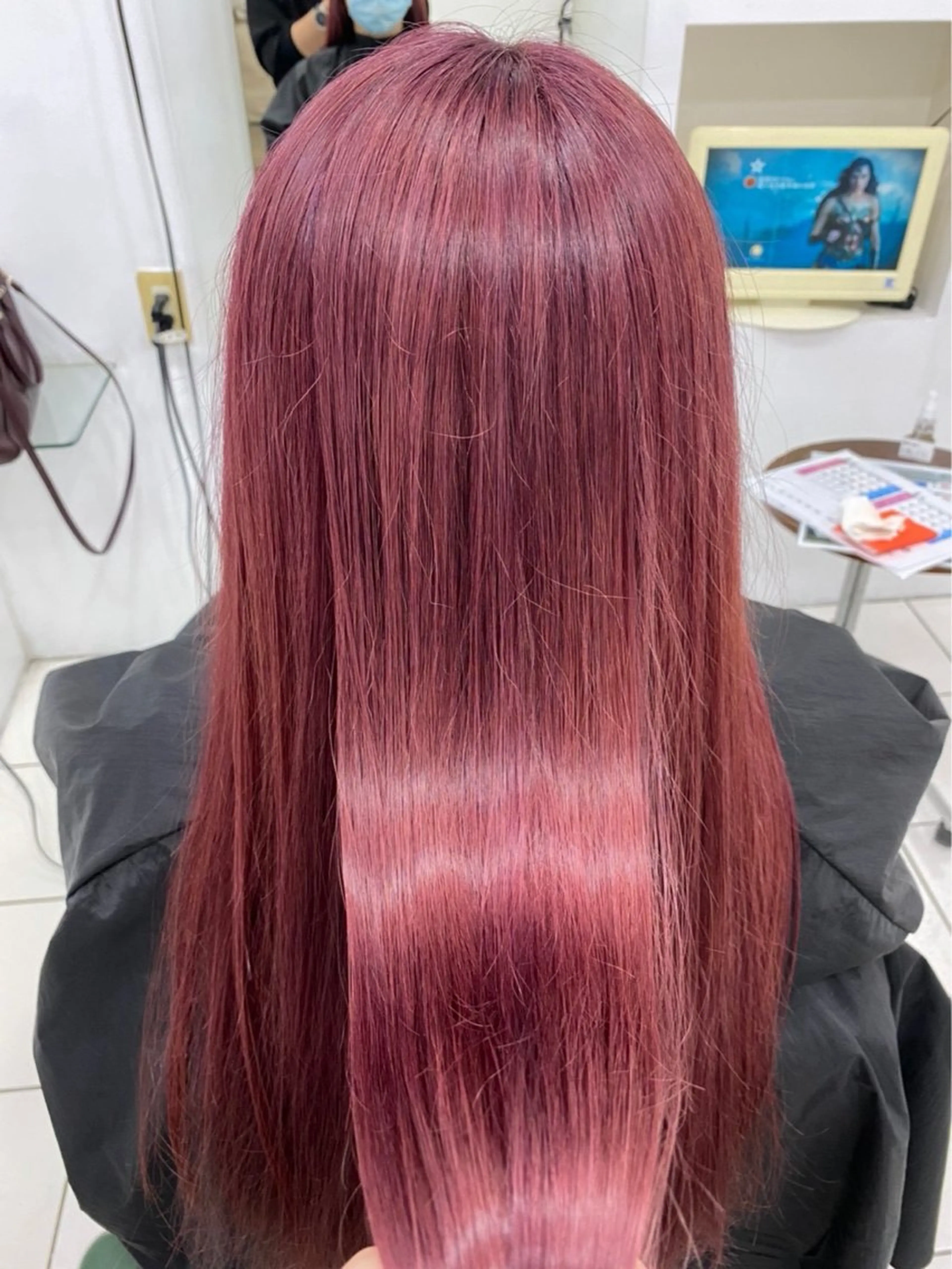 ロング カラー 髪質改善 💠 韓国風うる艶/シオリのヘアスタイル
