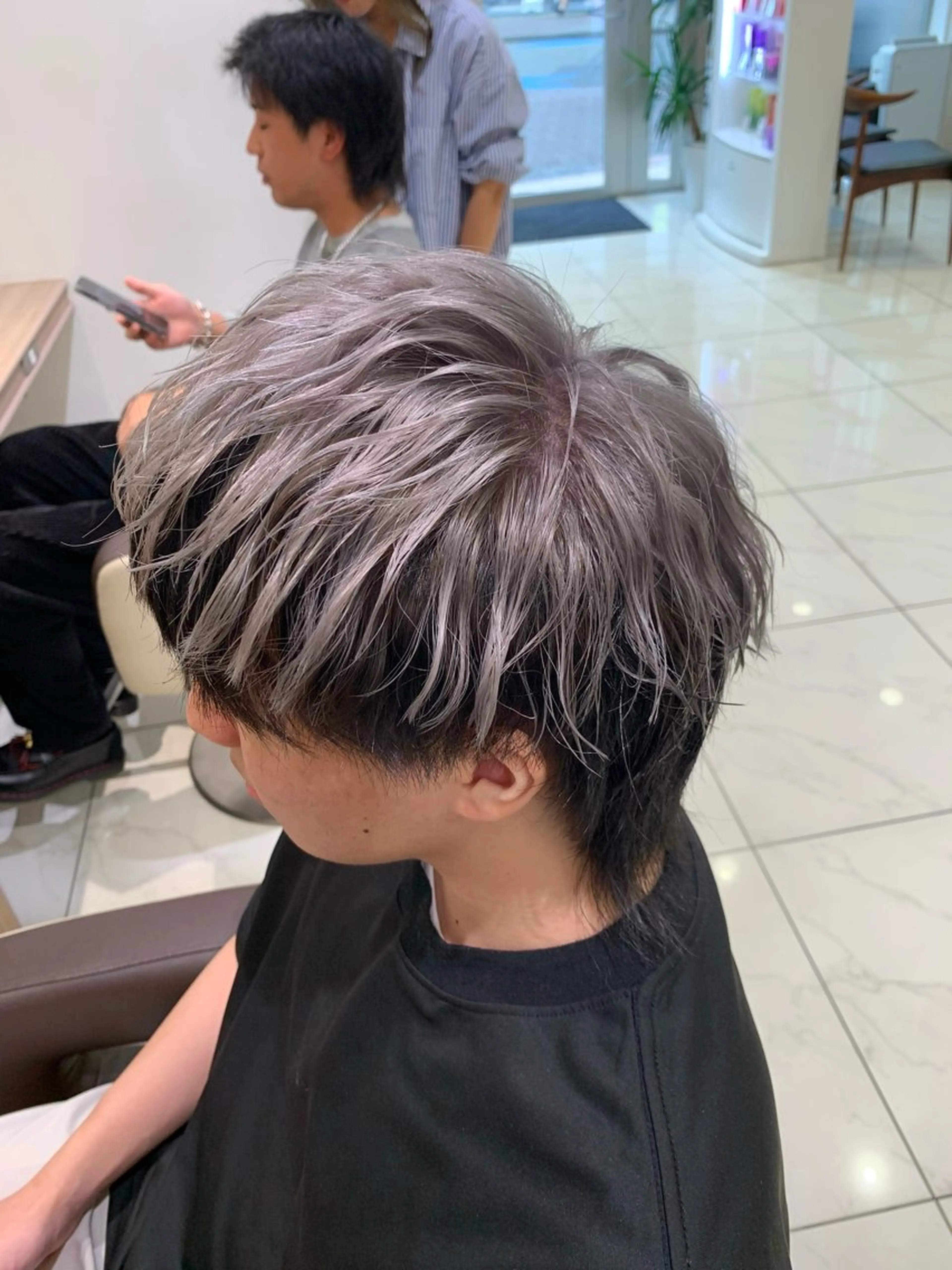 【土日祝限定】【メンズ限定】【ミニモ学割】カット+ダブルカラーの写真