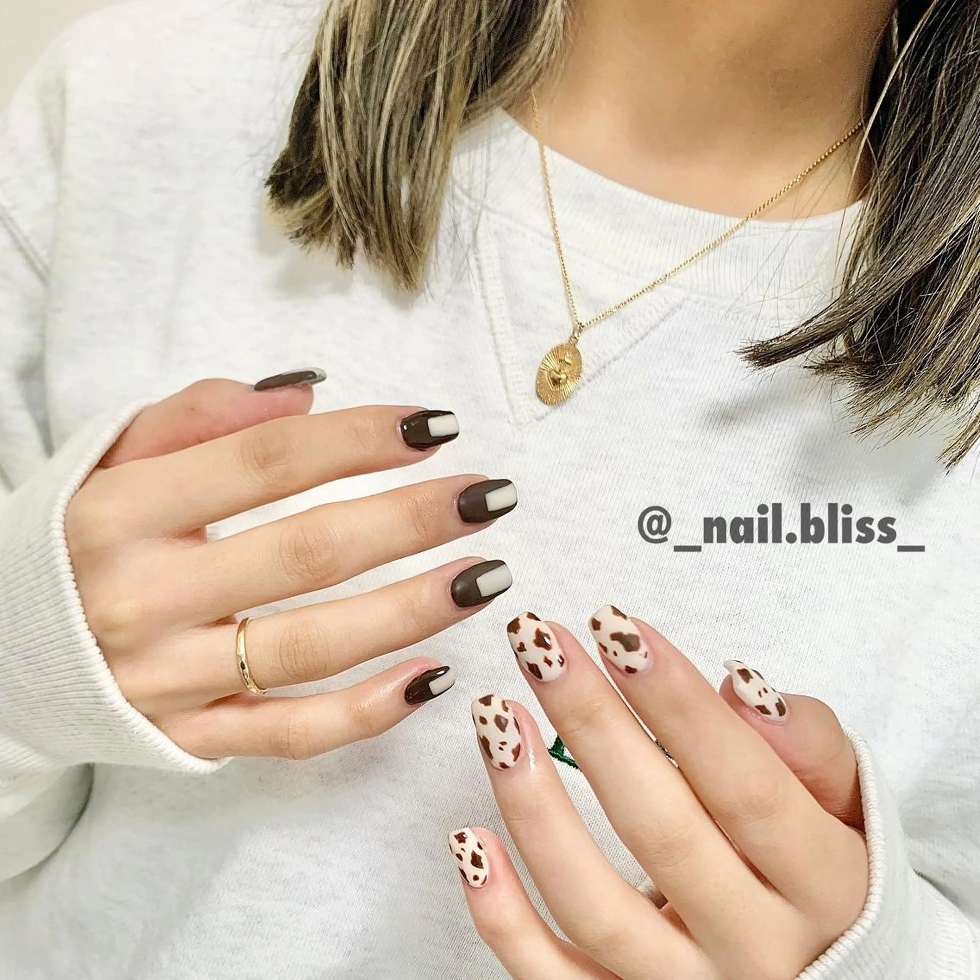 ネイル マットネイル ハンドネイル NAIL BLISSのネイルデザイン