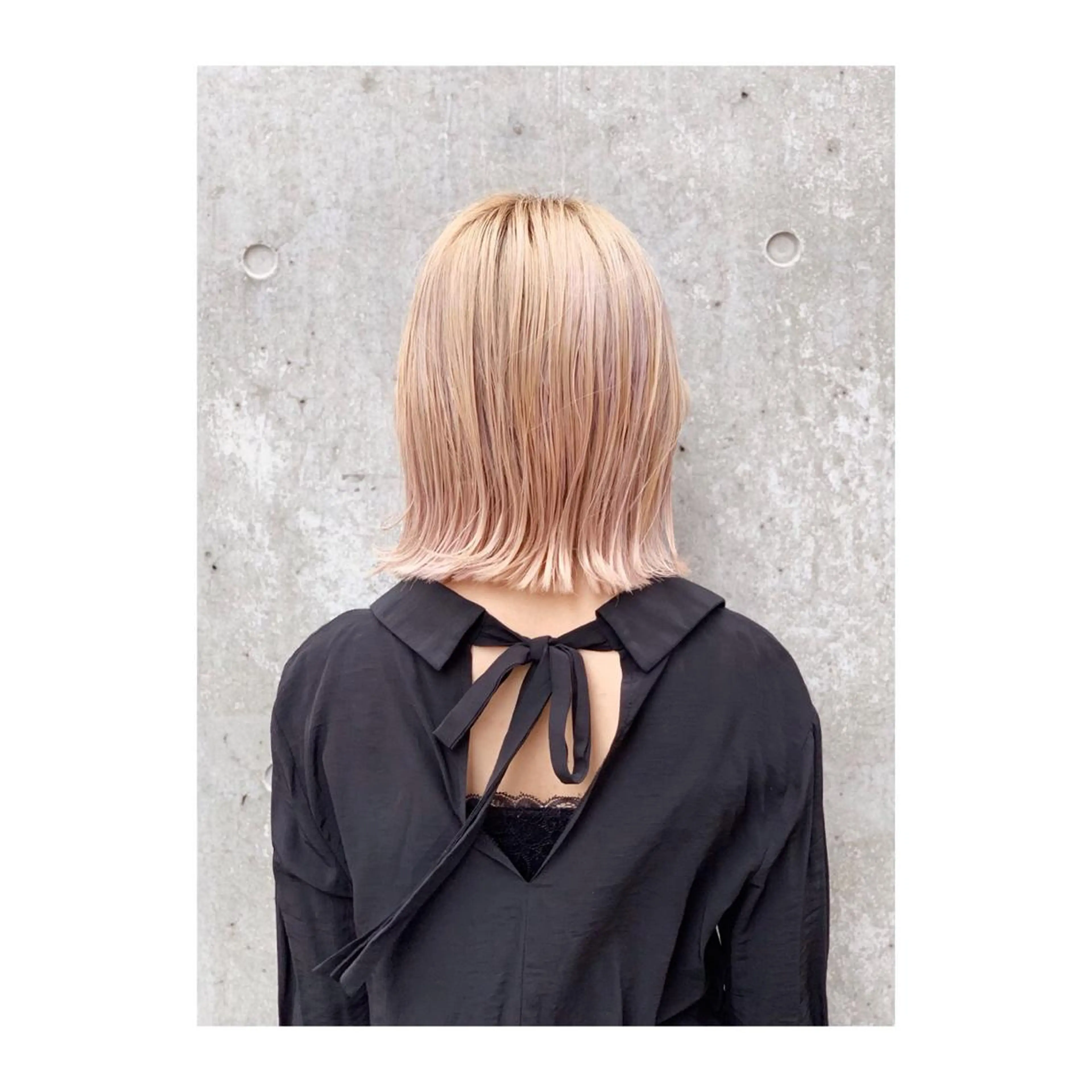 ミディアム ヘアカラー 勝谷 悟史のヘアスタイル