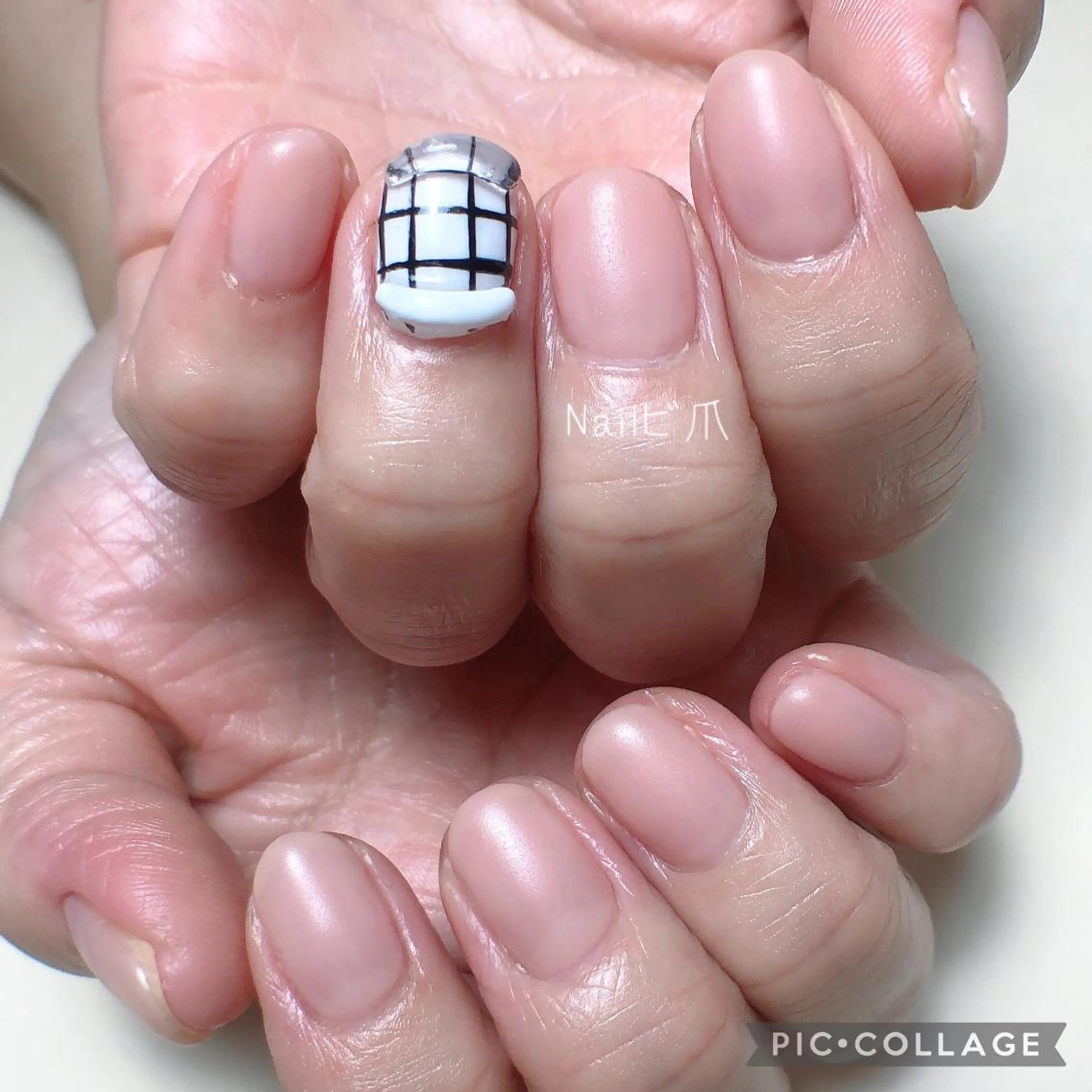 ネイル アートネイル マットネイル シンプルネイル Nail ビ爪のネイルデザイン