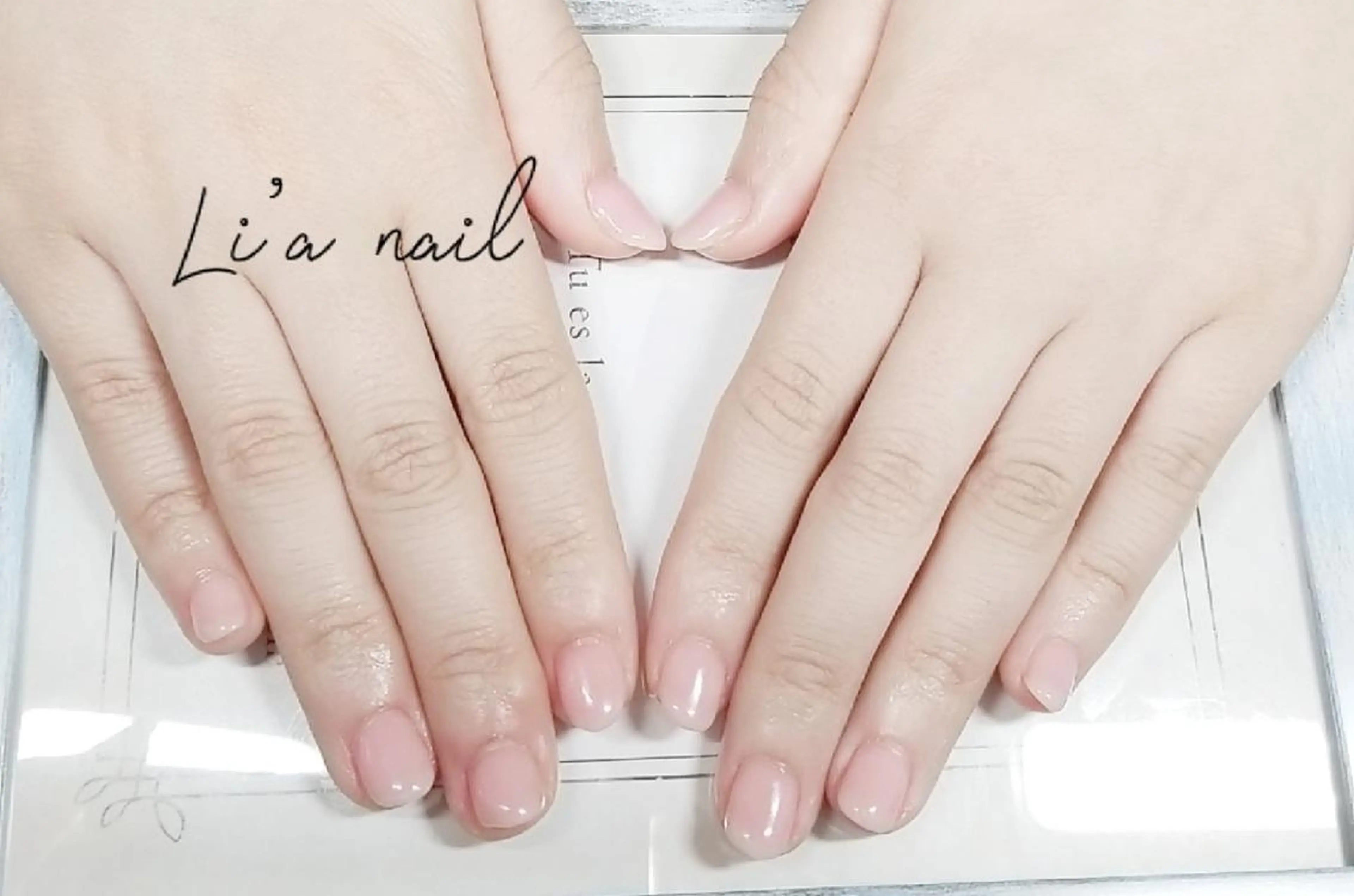 ネイル ワンカラーネイル Li'a  nailのネイルデザイン