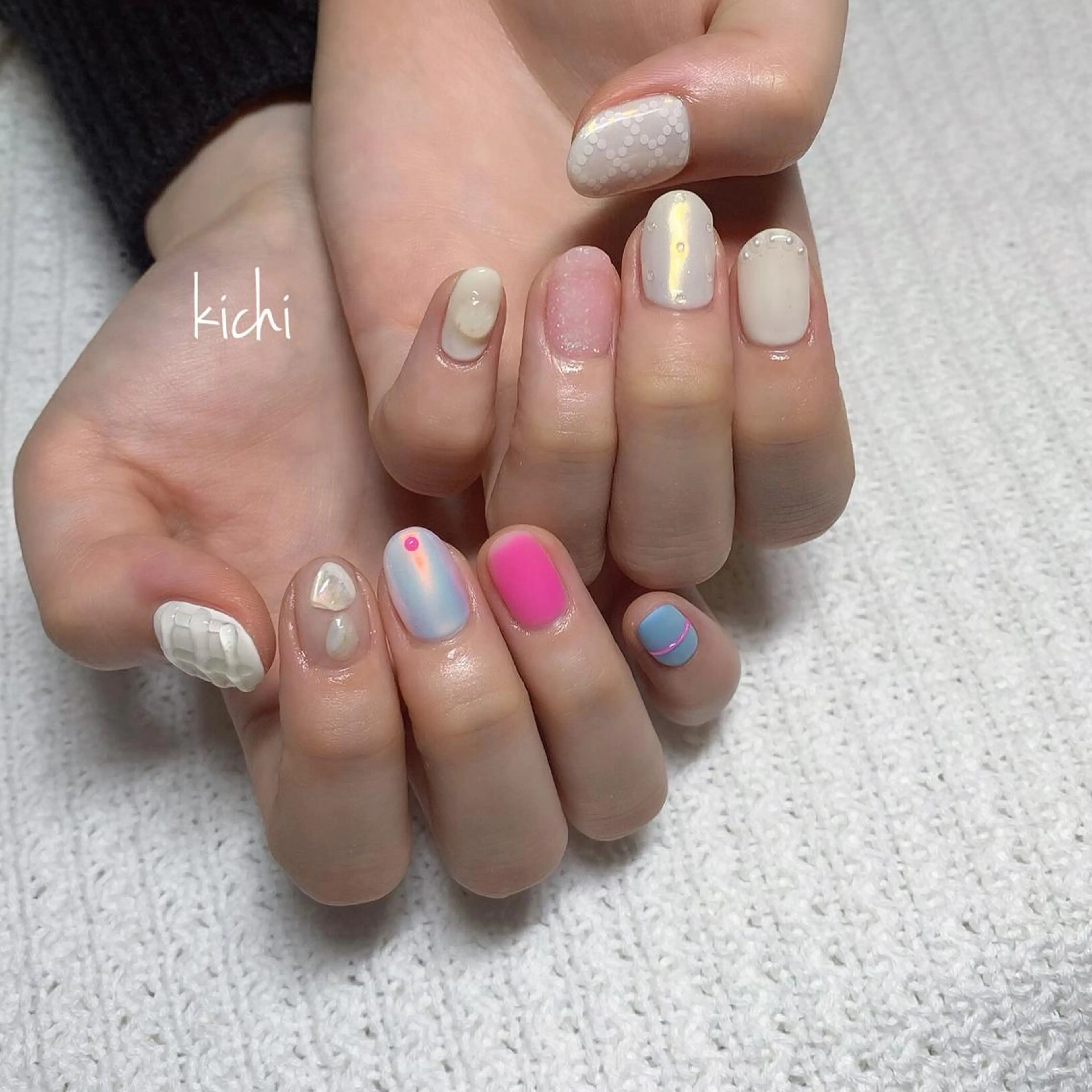 ネイル kichi･: *のネイルデザイン