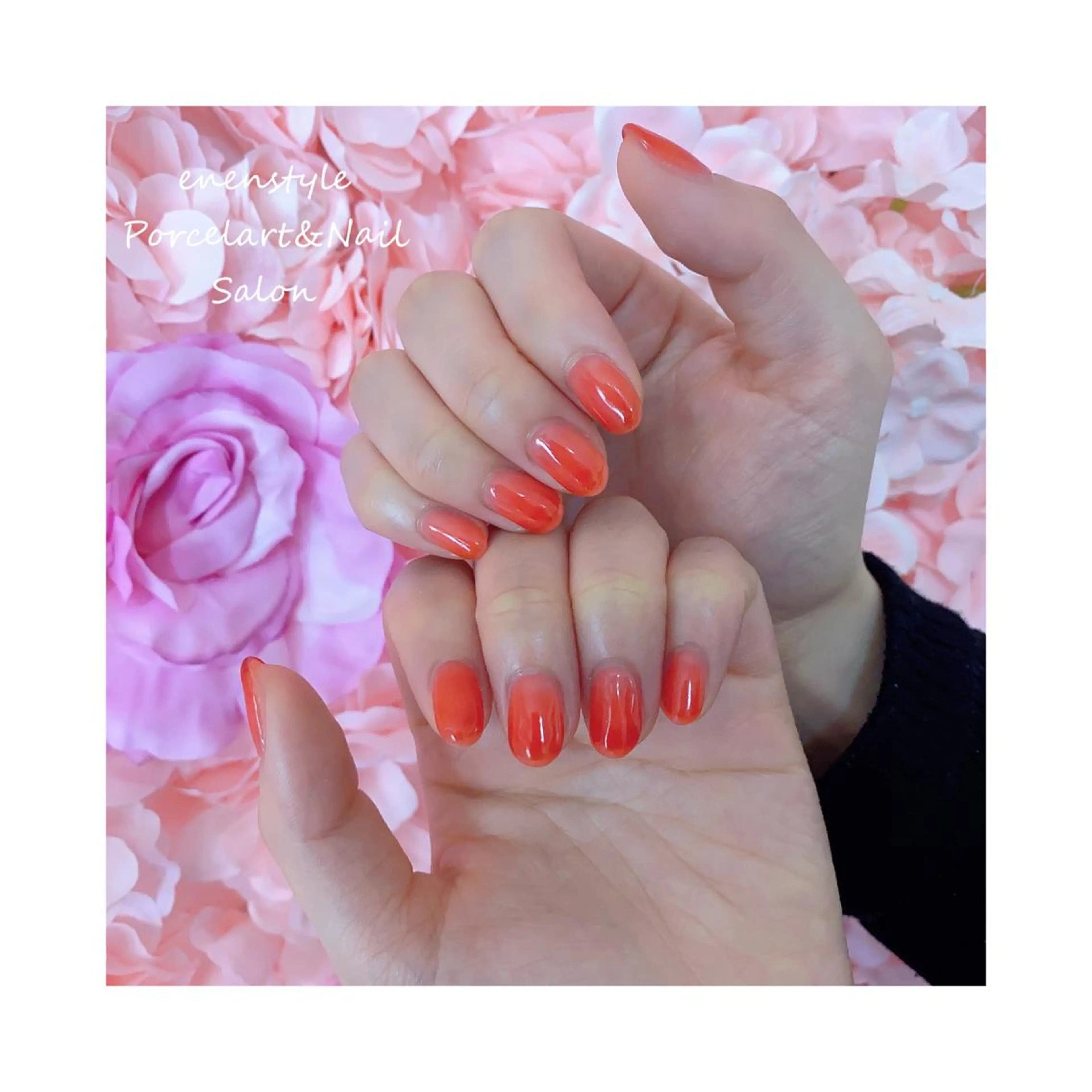 ショート ネイル ジェルネイル ニュアンスネイル オフィスネイル ワンカラーネイル パラジェル 👑enen style👑のネイルデザイン
