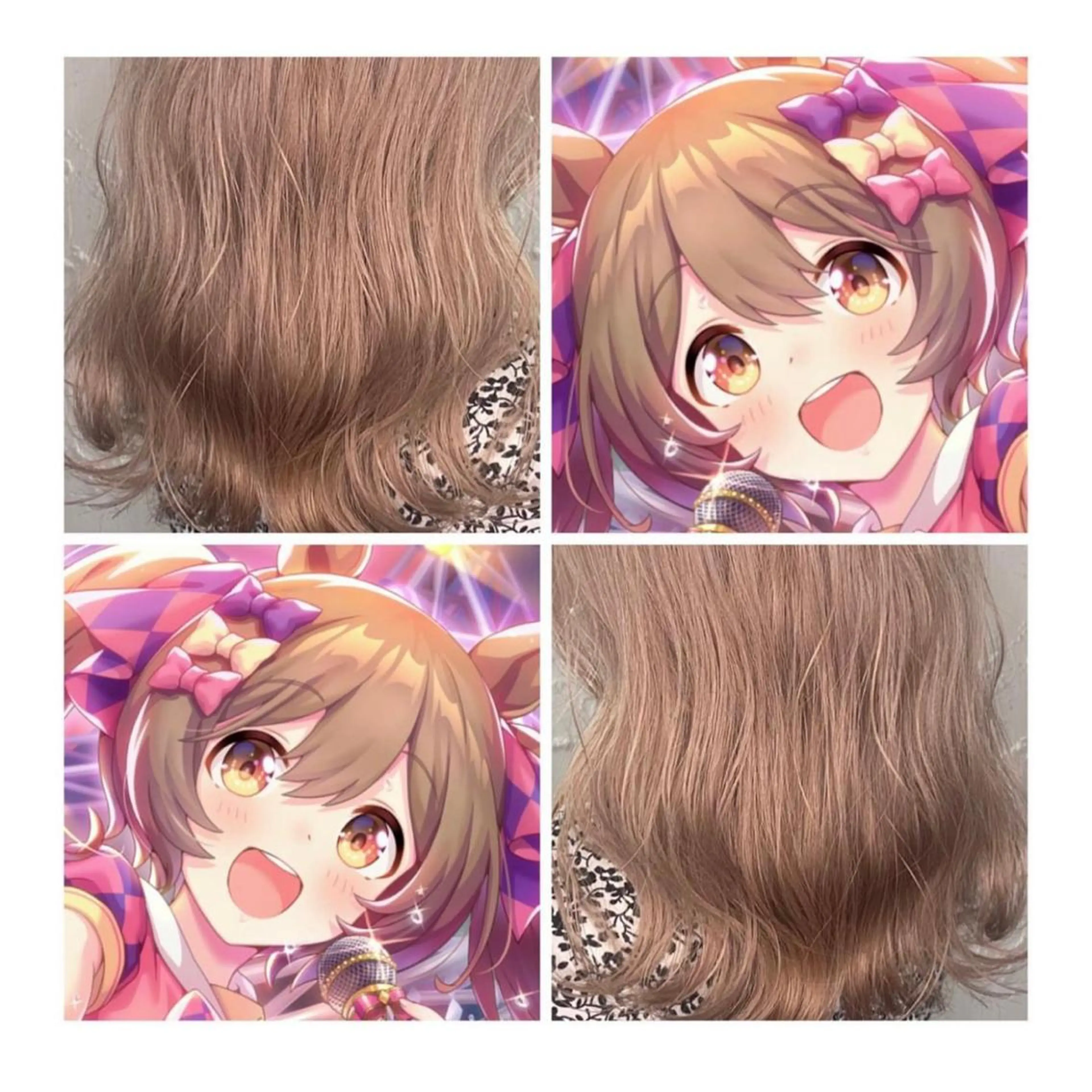 ミディアム カラー ベージュカラー ブリーチ TSUNO🦖 派手髪/オタク美容師のヘアスタイル