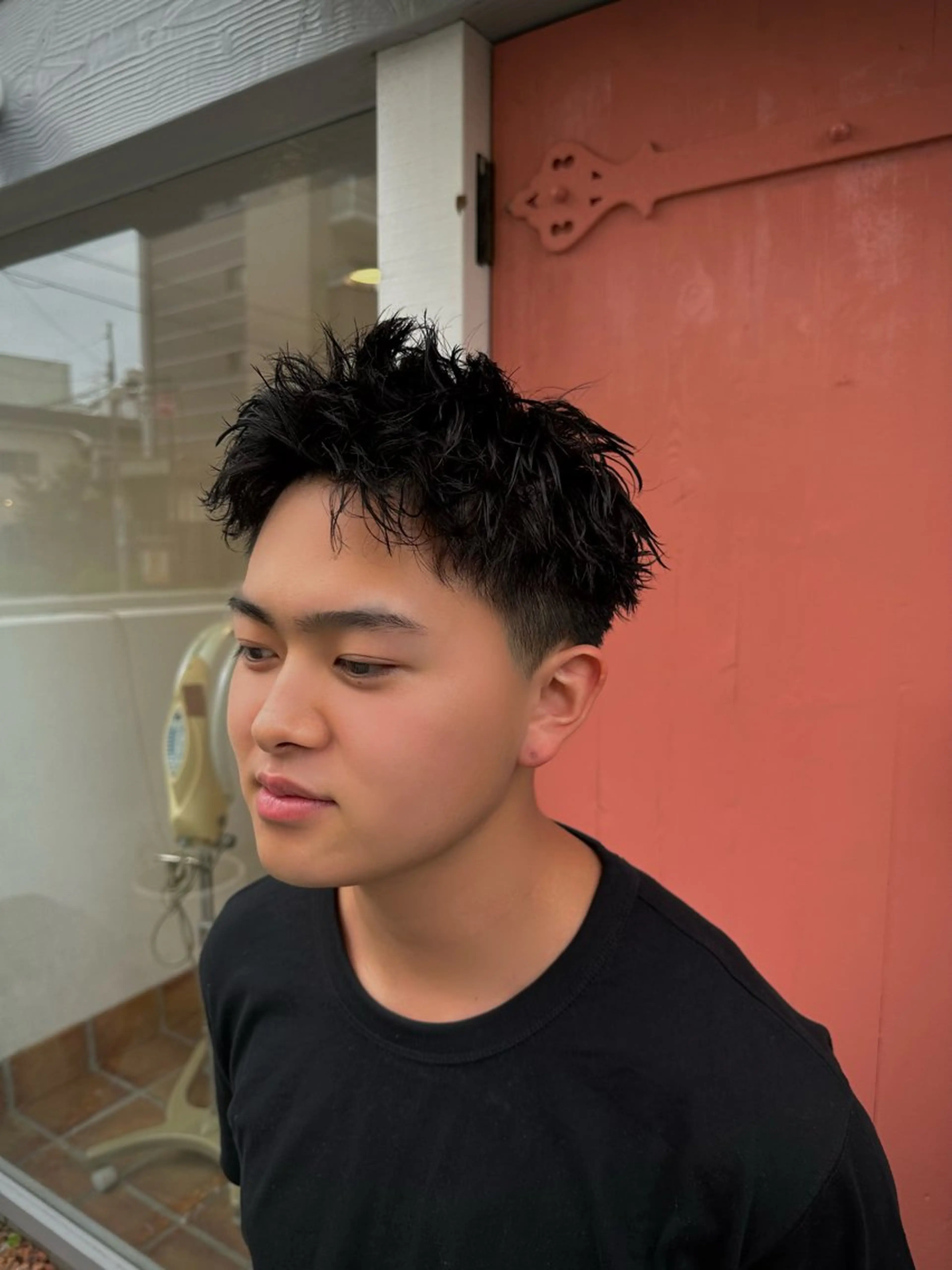 ショート パーマ メンズ カット ヘアカラー パーマ KAKERU/ボブ/ ショート/パーマ🌱のヘアスタイル