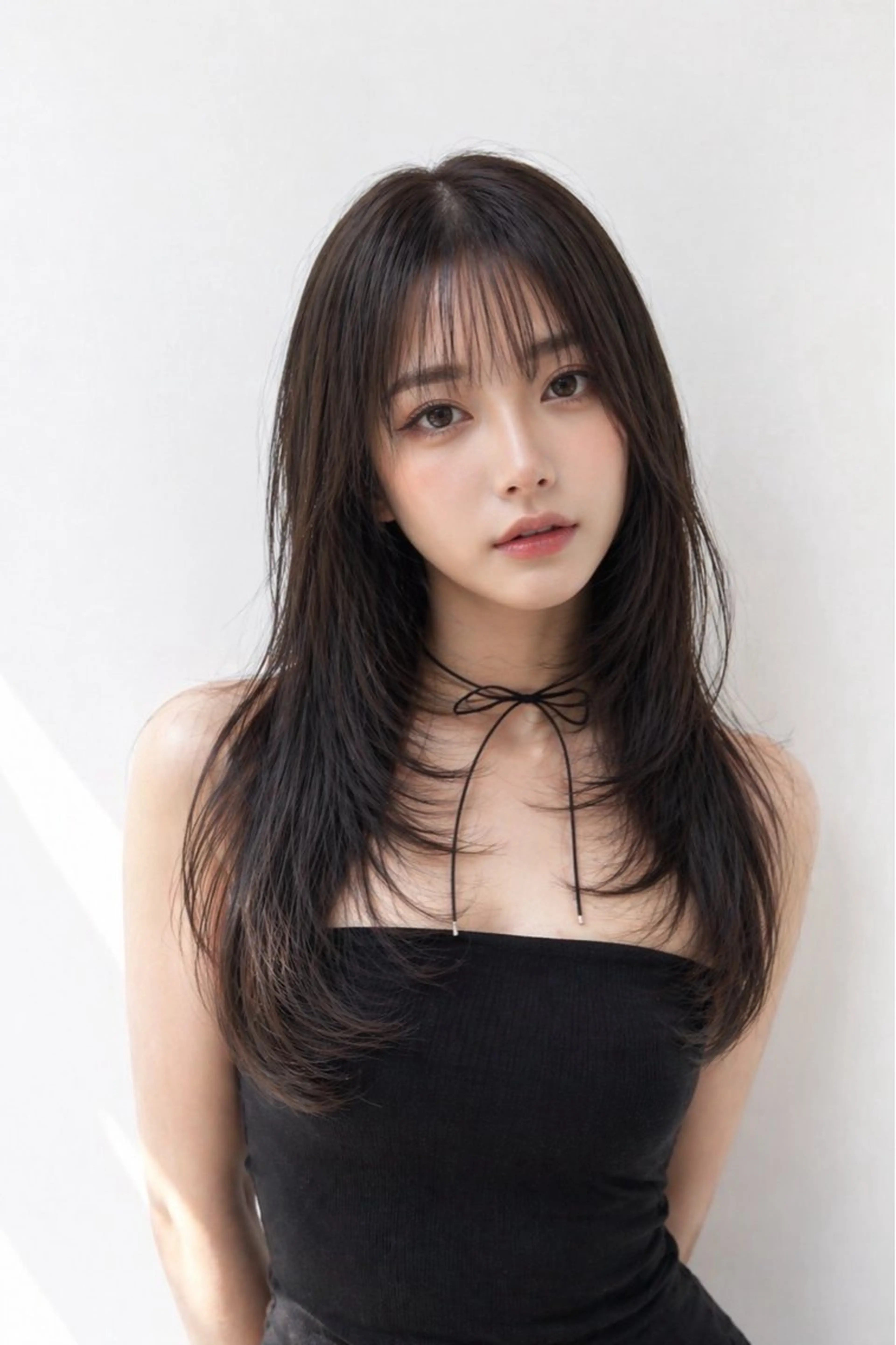セミロング TELAHAIR 伊藤 咲里奈のヘアスタイル