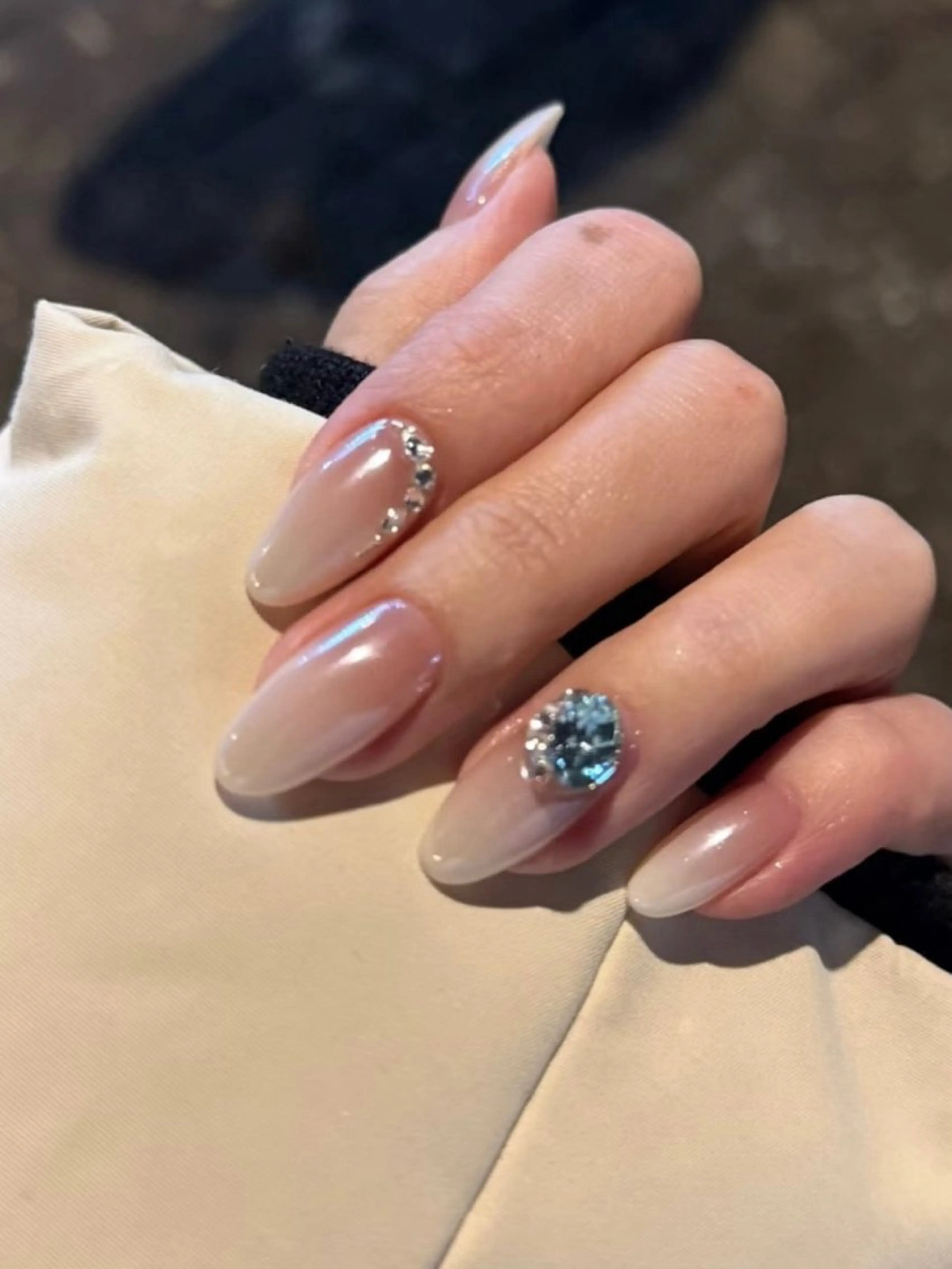 ネイル アートネイル フレンチネイル ジェルネイル 持ち込み ニュアンスネイル ANA.CHUO 本川越店舗のネイルデザイン