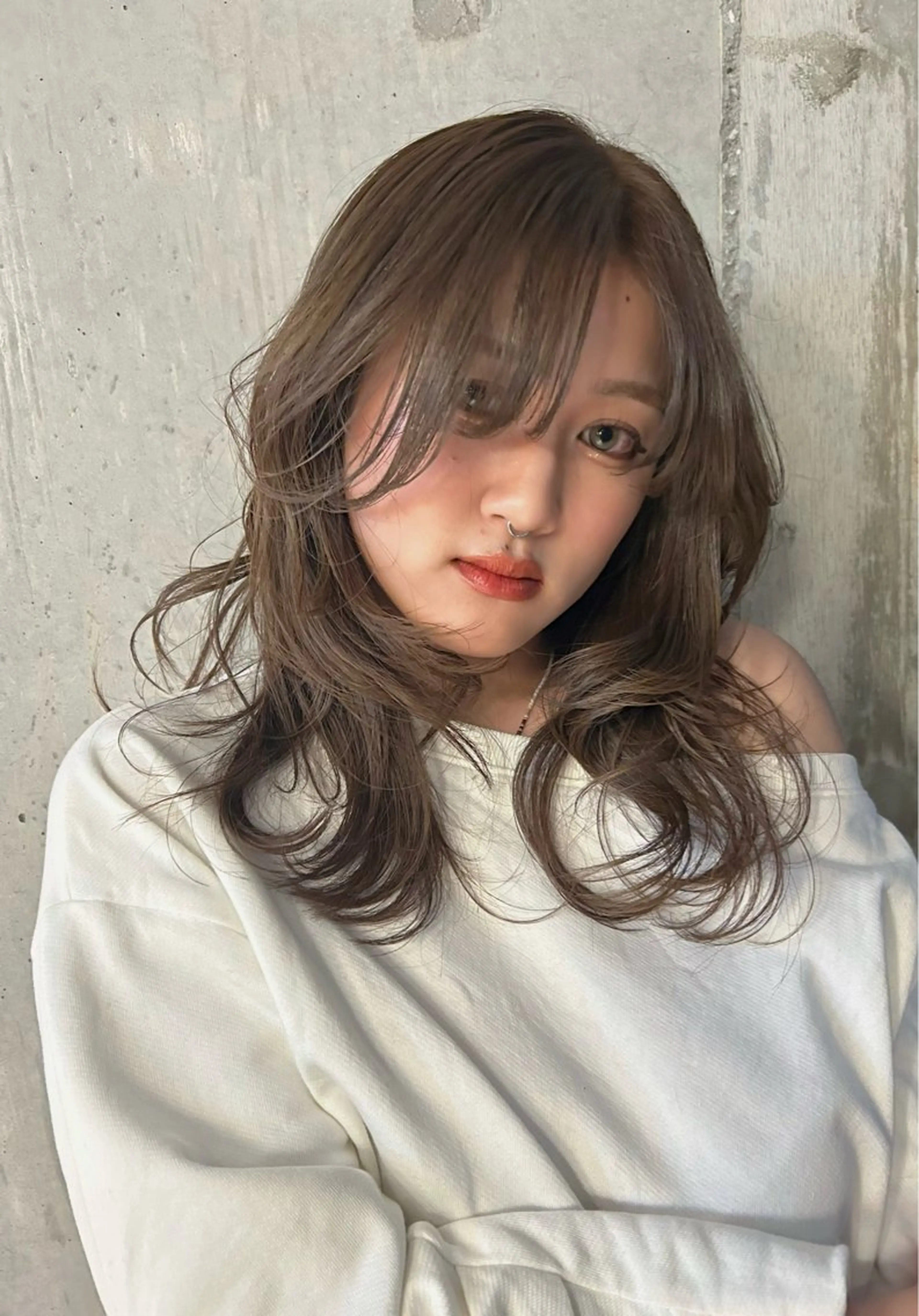 カット＋透明感カラー＋トリートメントの写真