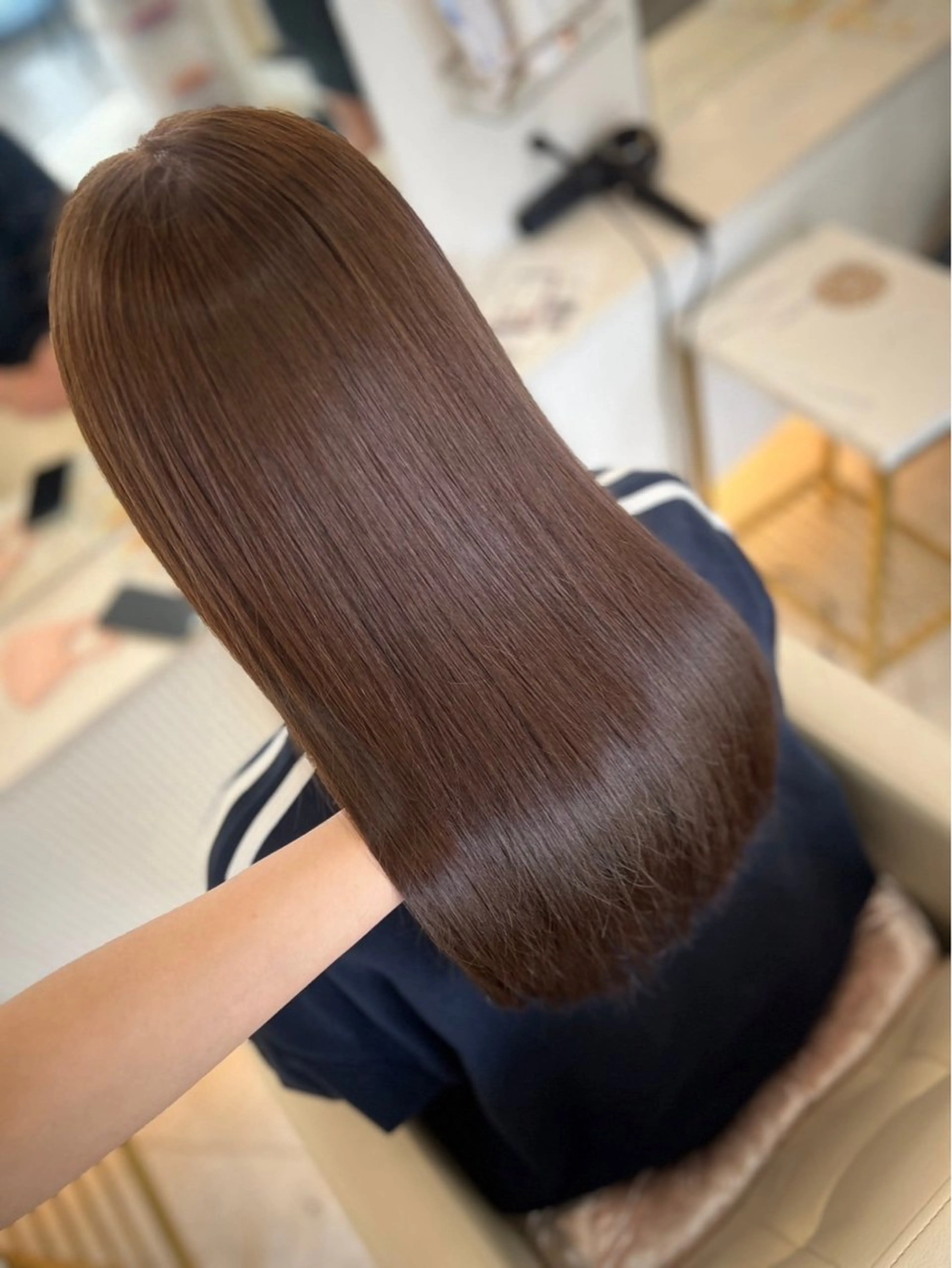 ロング 髪質改善 トリートメント 高野 慧成のヘアスタイル