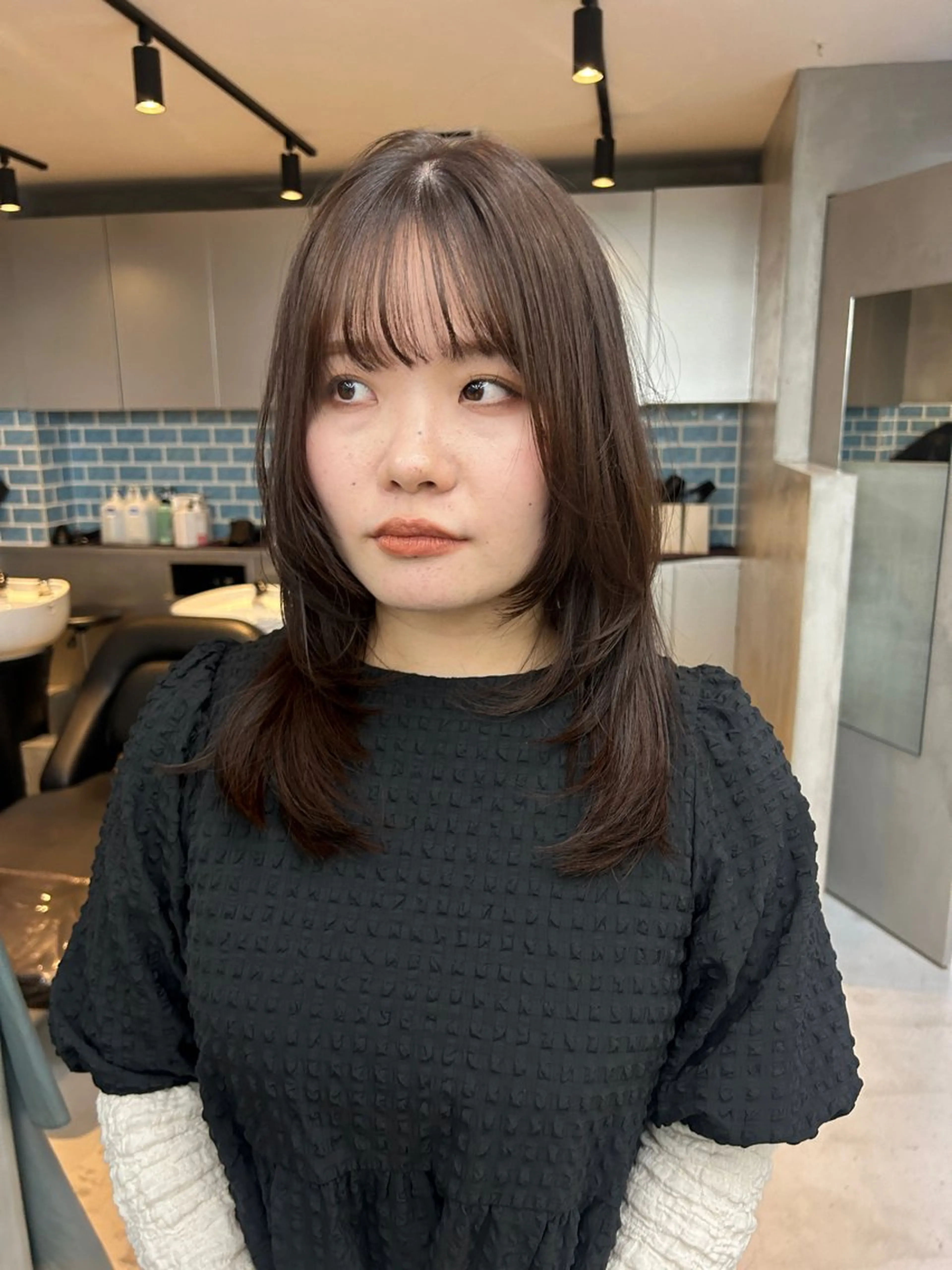 ミディアム カット ヘアカラー おぐらみゆう 🍎ボブ/ショートのヘアスタイル