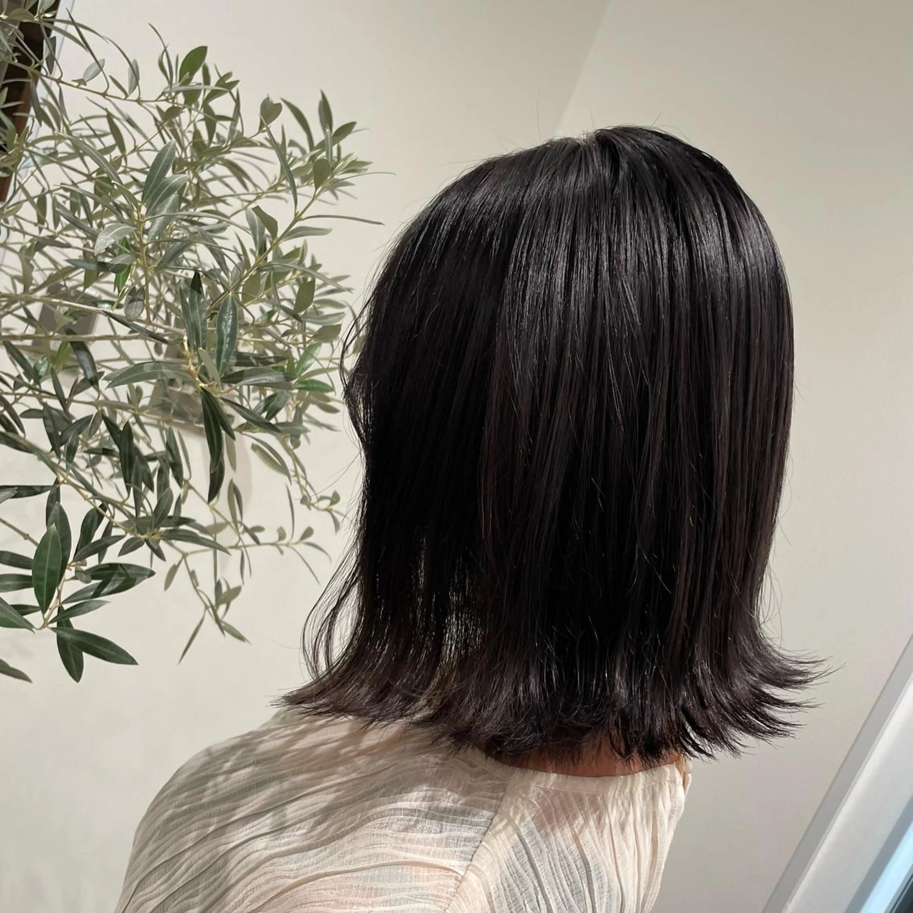 セミロング カラー ヘアアレンジ 小白井 由美のヘアスタイル