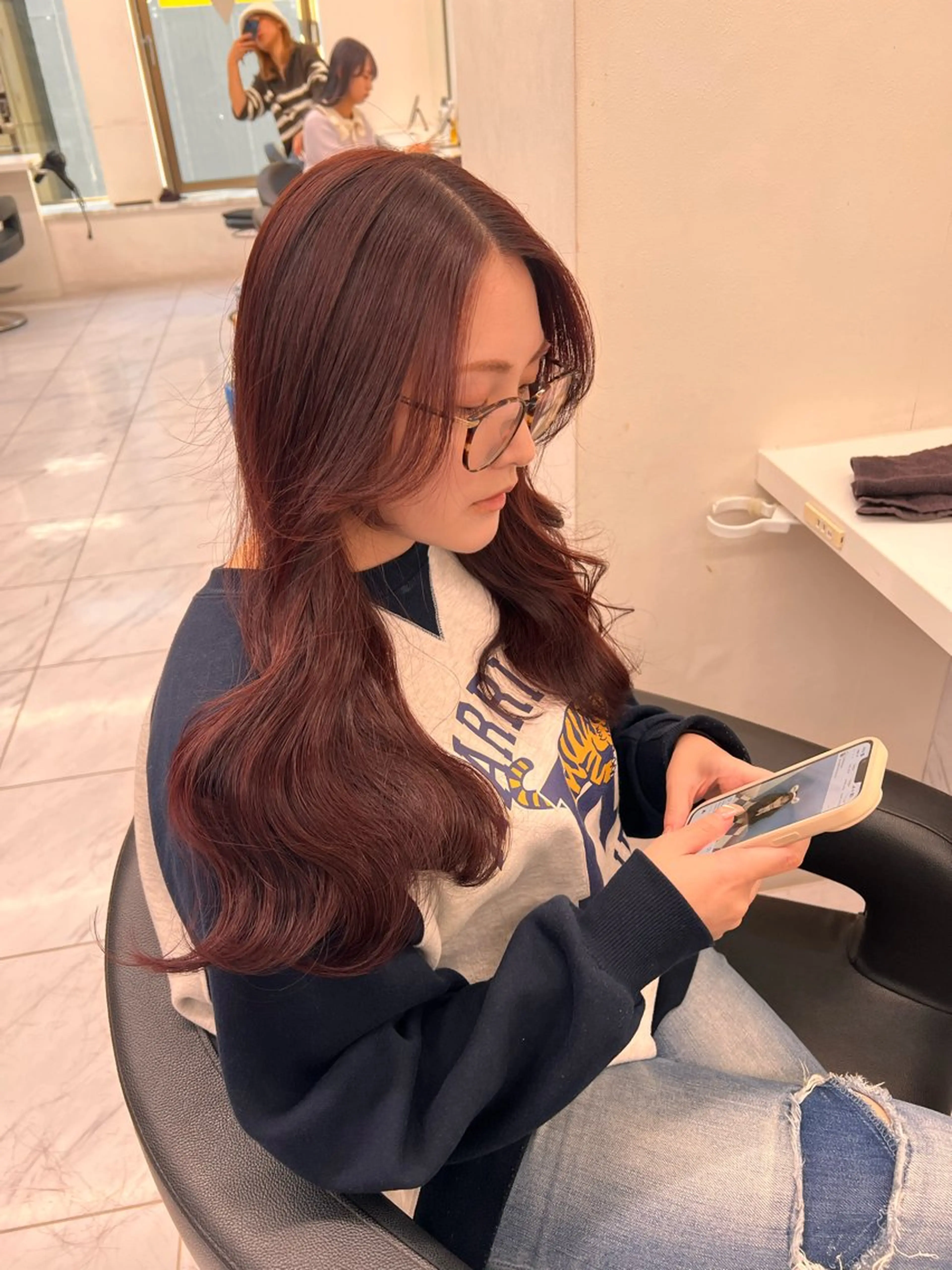 ロング カラー 💖札幌カラー 指名No.1💖玲奈のヘアスタイル