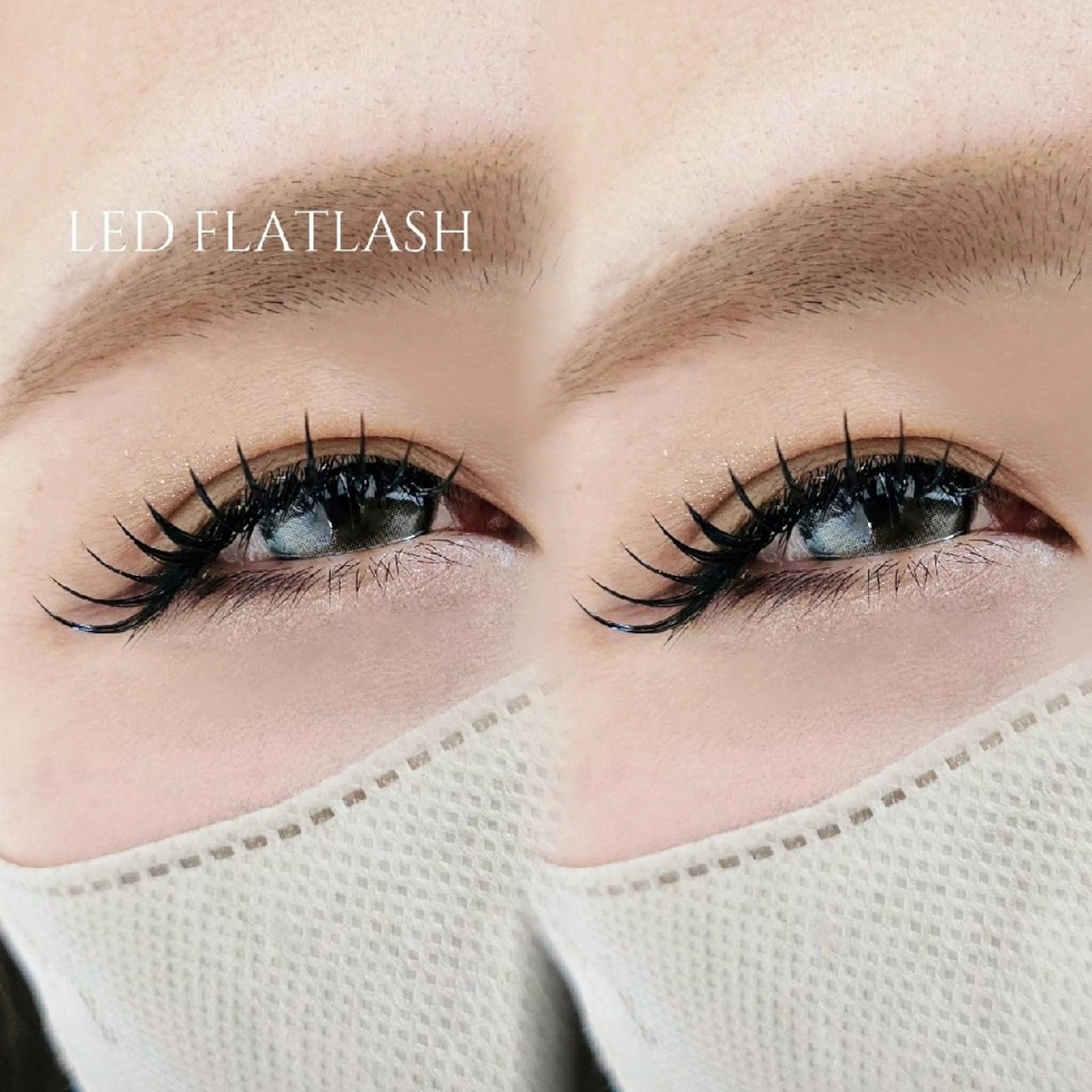 マツエク・マツパ フラットラッシュ Cia U. eyelashのマツエク・マツパデザイン