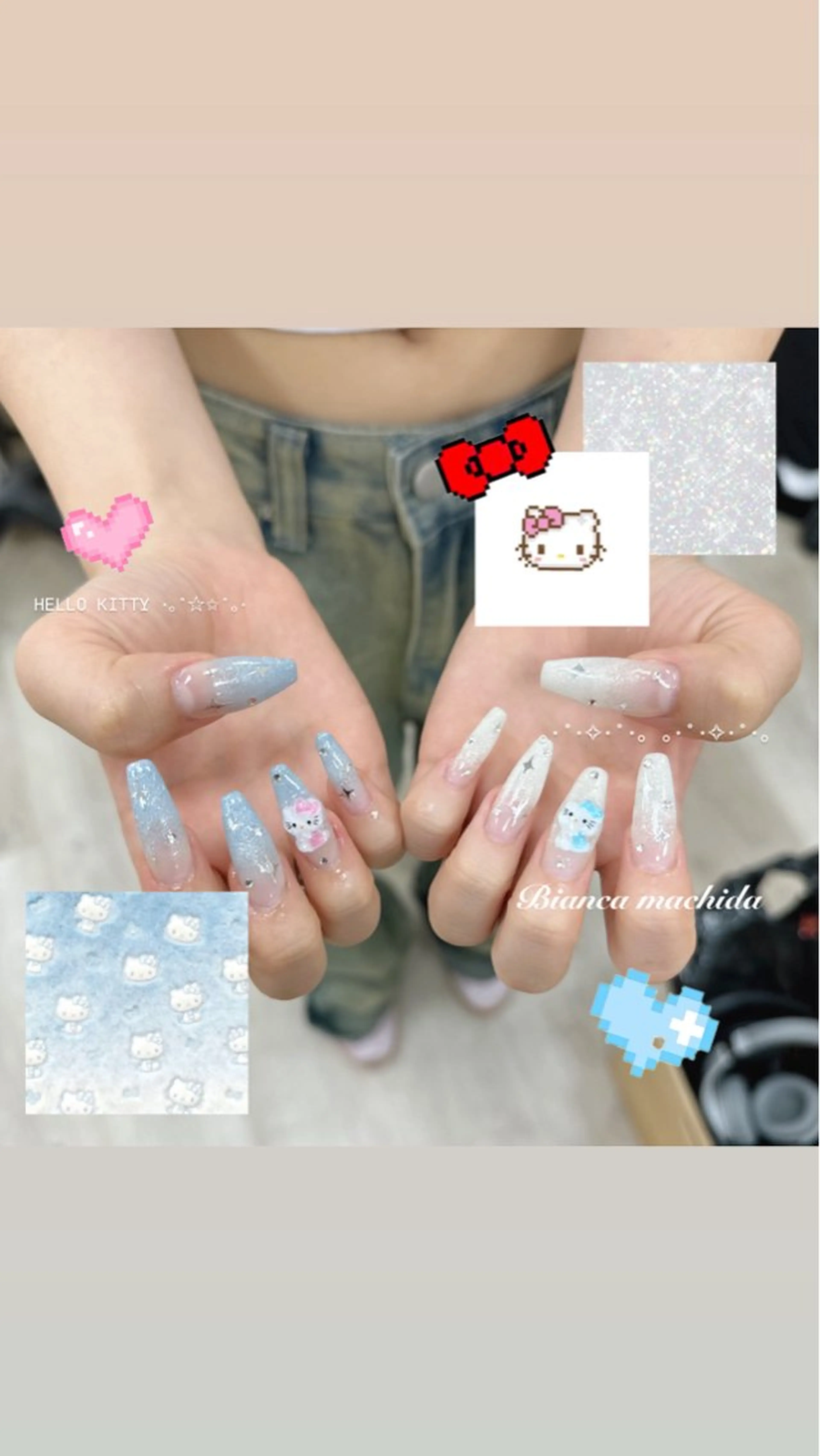 ネイル ハンドネイル BIANCA 🖤 NISHIMURAのネイルデザイン