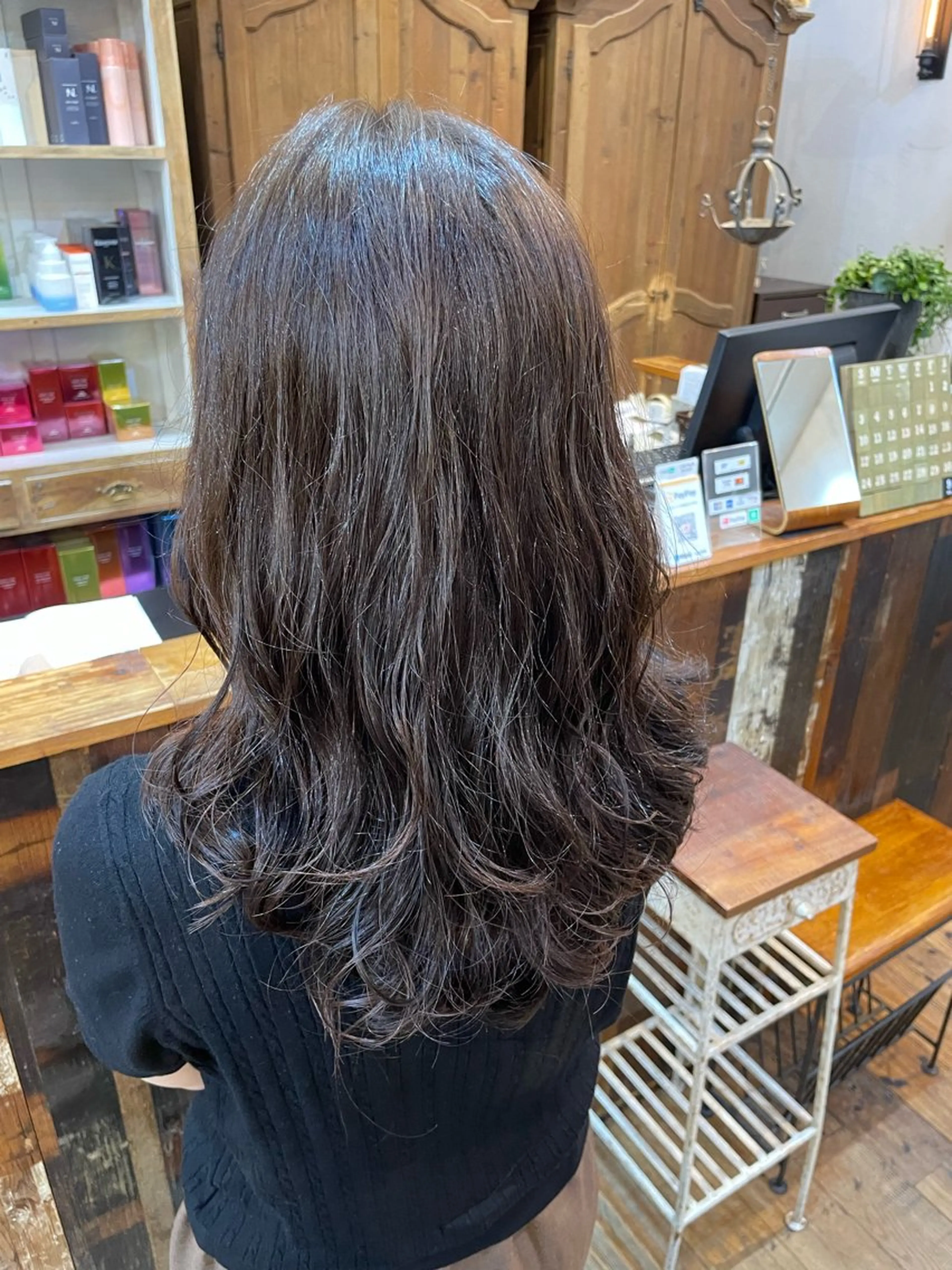 ロング 似合わせカット‪// 鶴我万唯華のヘアスタイル