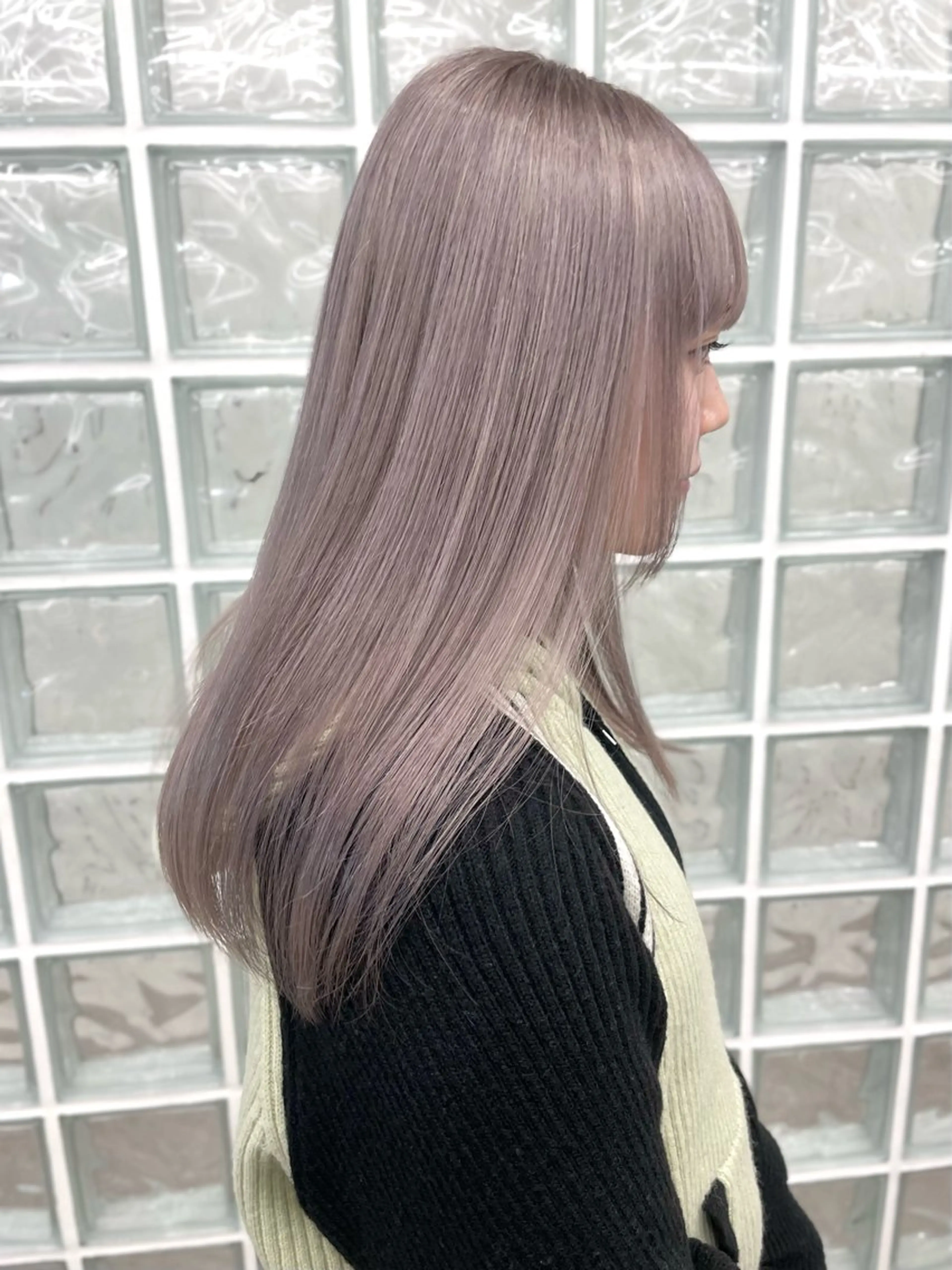 ロング カラー ミルクティーベージュ /ボブ/あげは🎀のヘアスタイル
