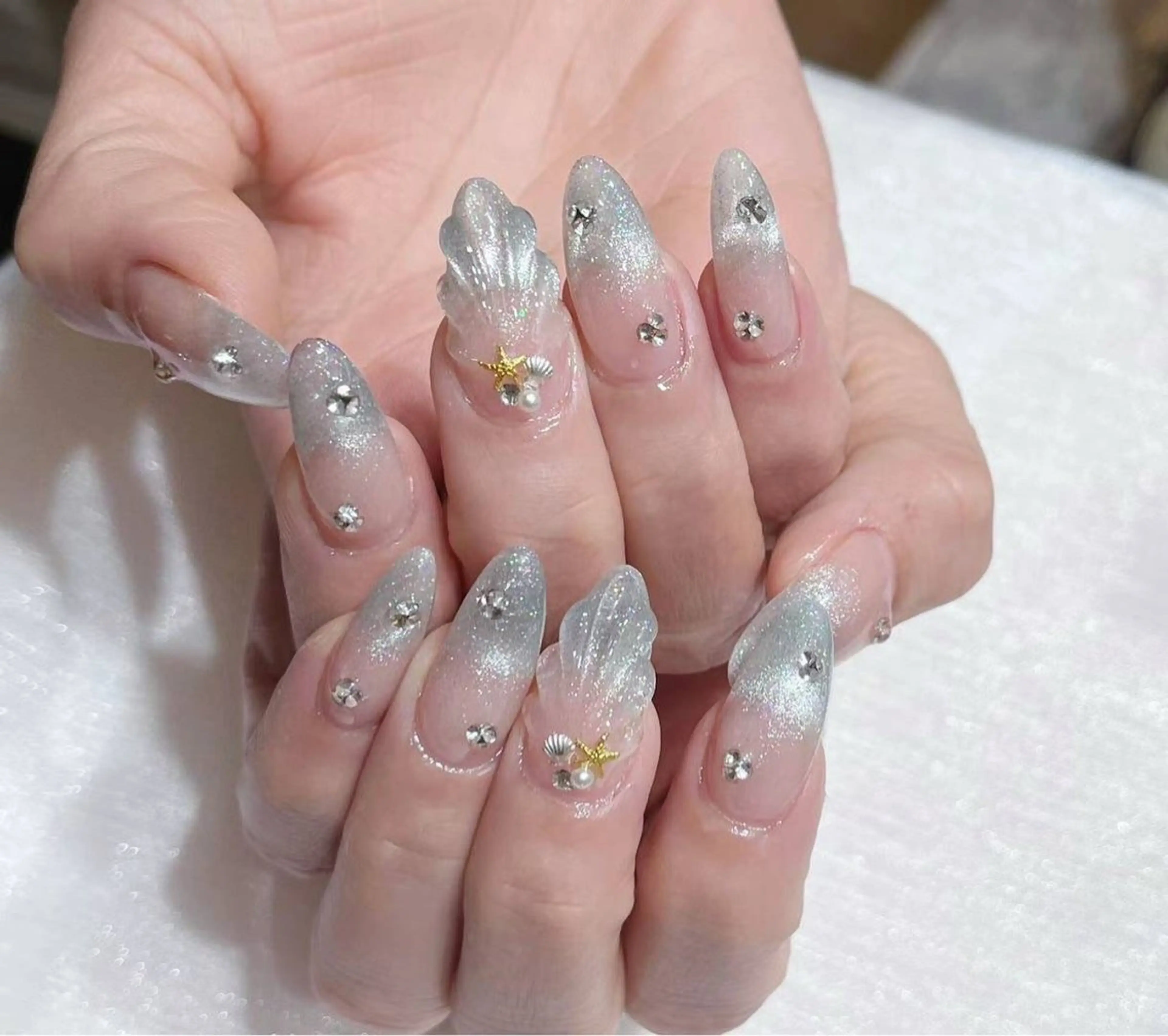 ネイル アートネイル フラワーネイル フットネイル ジェルネイル マグネットネイル Babarla Nailのネイルデザイン