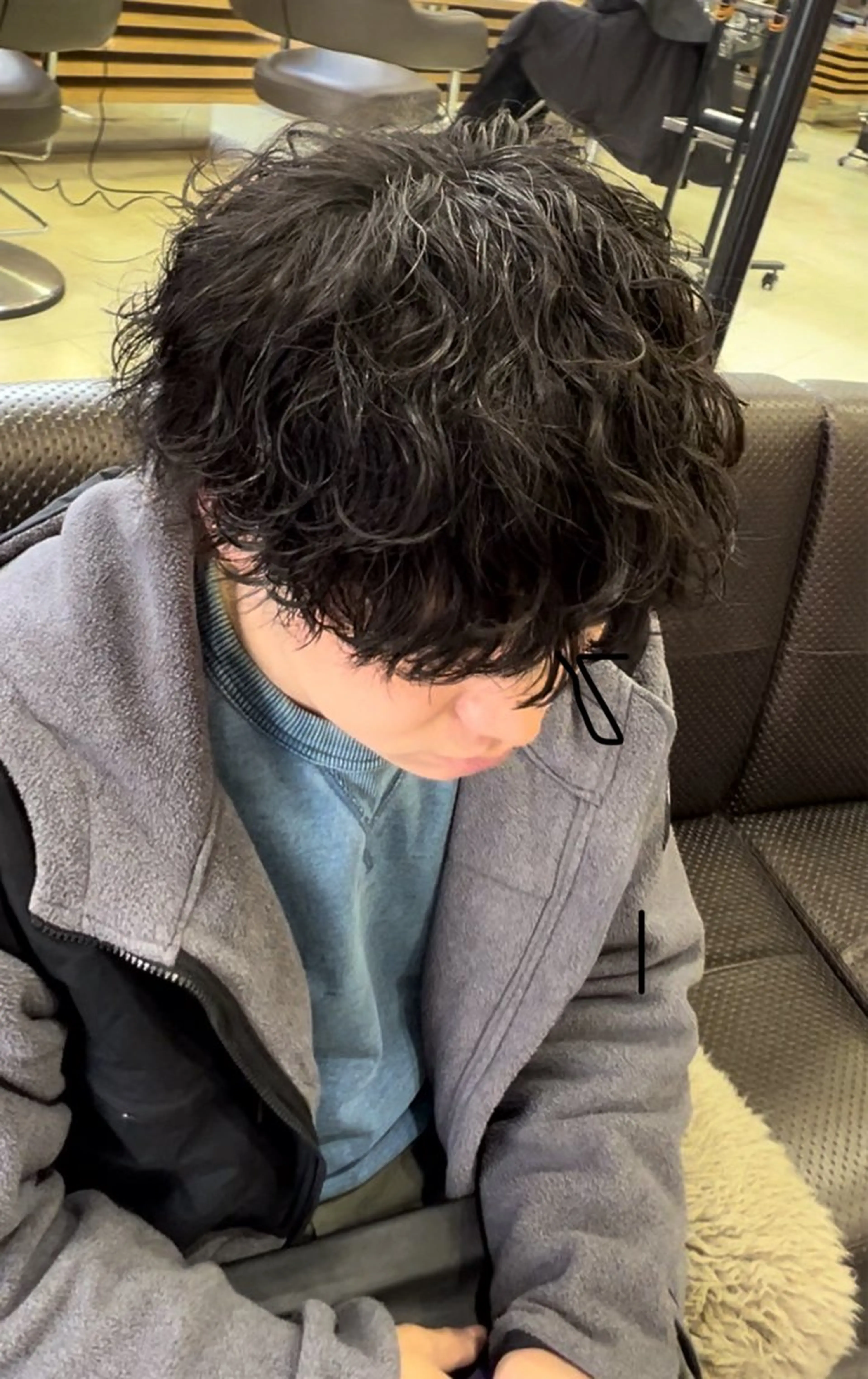 パーマ メンズ メンズカット松戸/韓 国/メンズパーマ航太のヘアスタイル