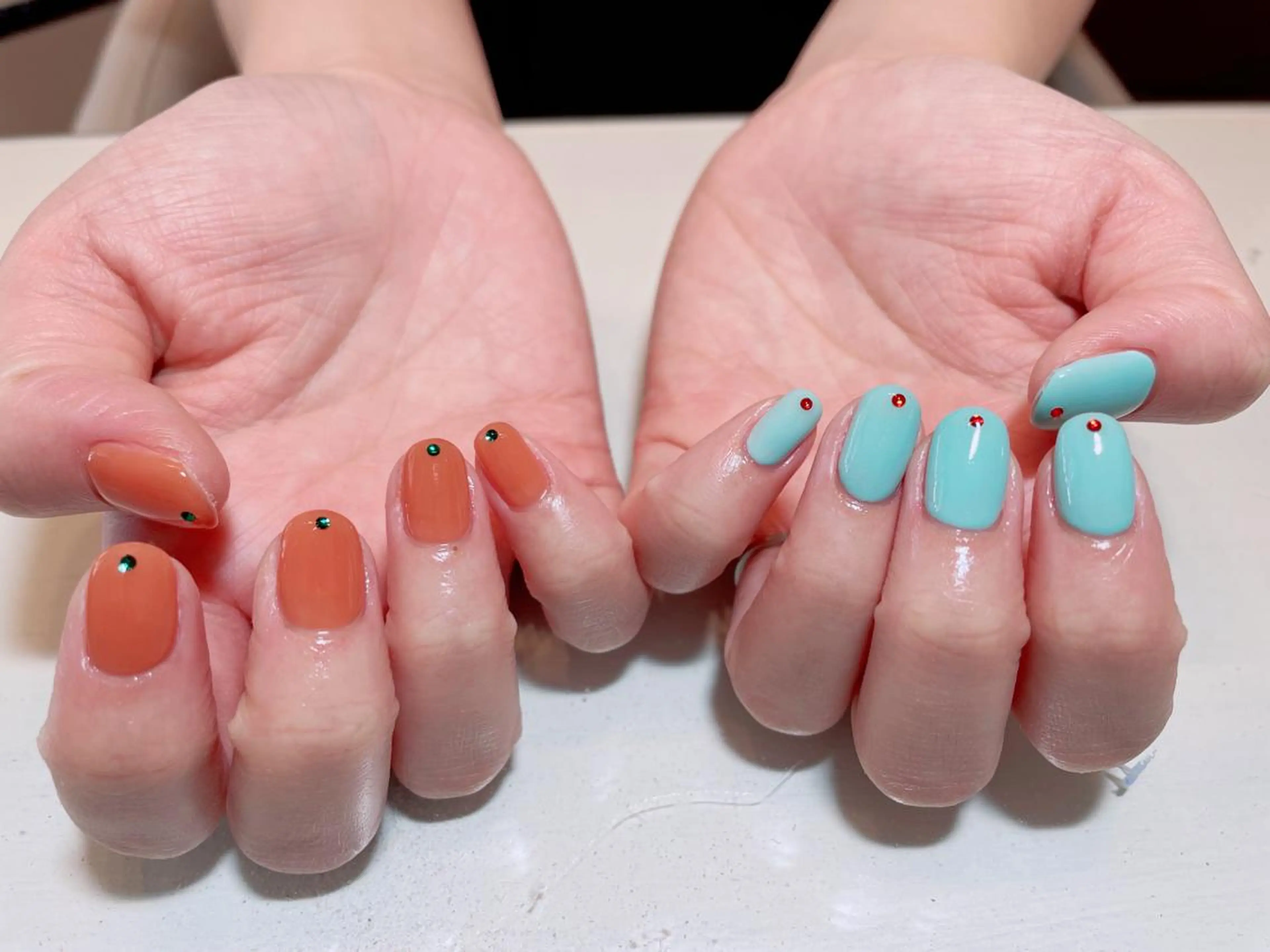 ネイル ジェルネイル マットネイル ミラーネイル ニュアンスネイル オフィスネイル ハンドネイル nail salon ラピスラズリのネイルデザイン