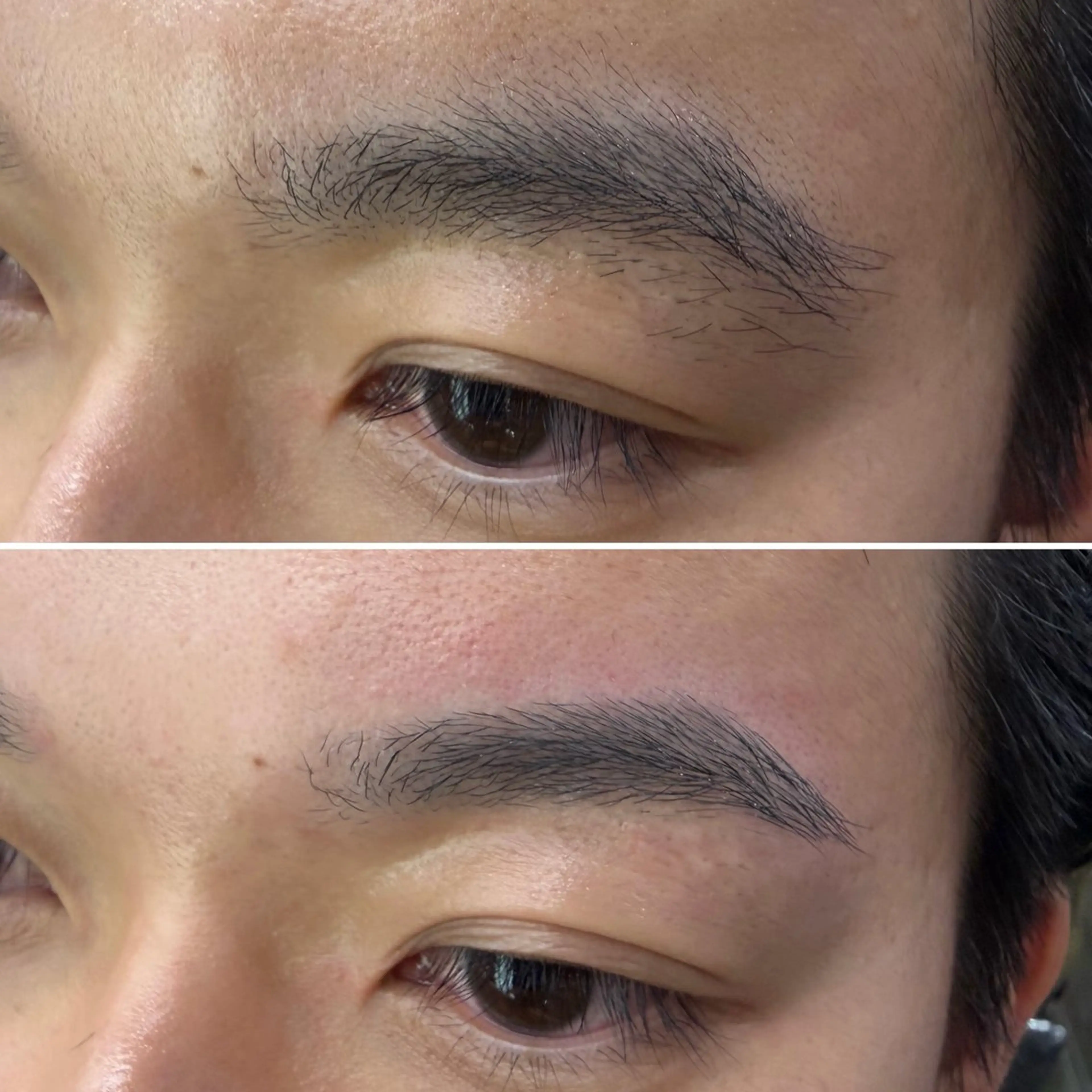 アイブロウ ワックス脱毛 眉カット 🌈推し色派手髪 ハイトーンShinのヘアスタイル