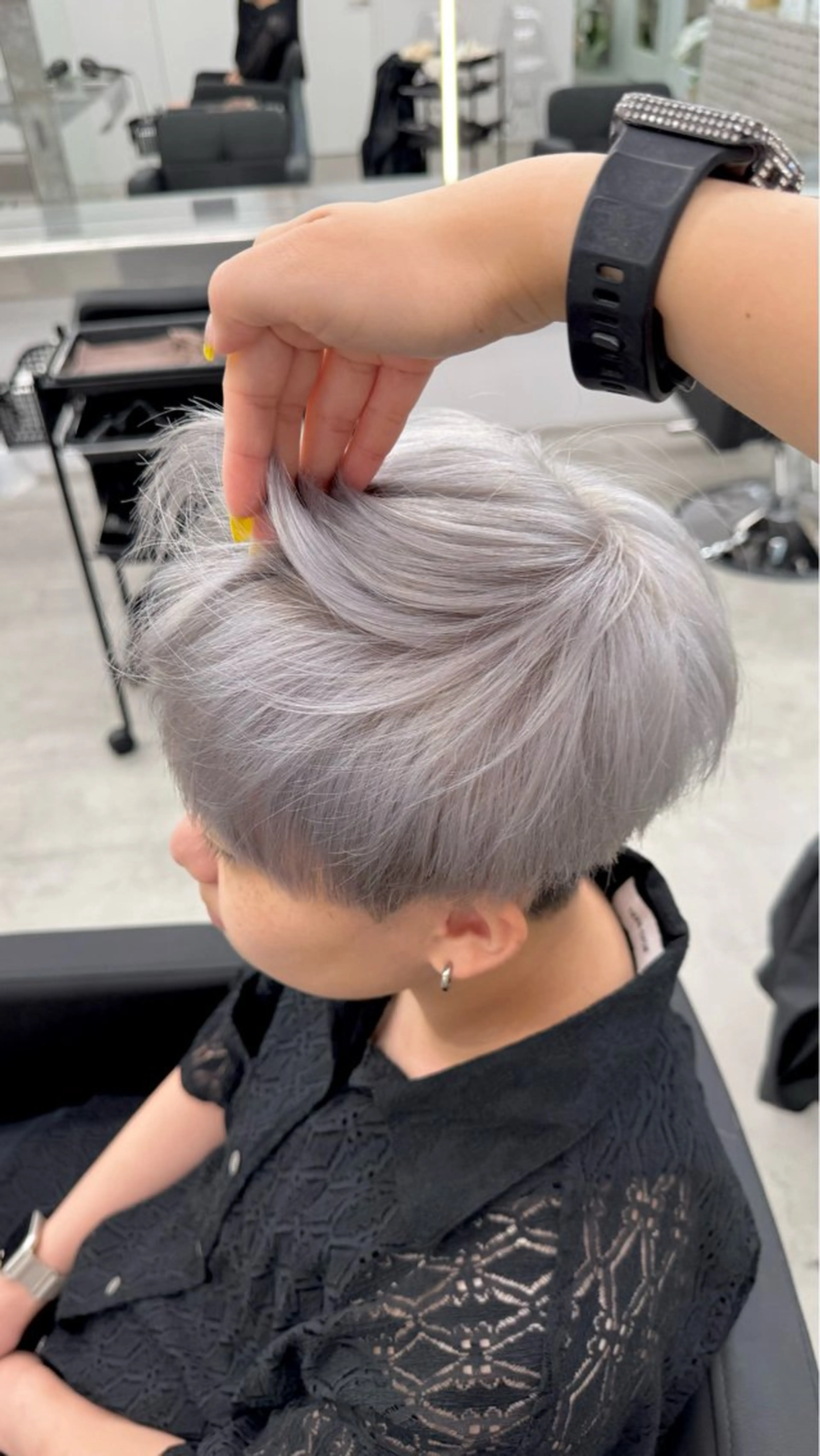 【2bleach】🇰🇷韓国風🇰🇷ケアブリーチ+ワンカラー+髪質改善ウルトワトリートメント💫💫の写真