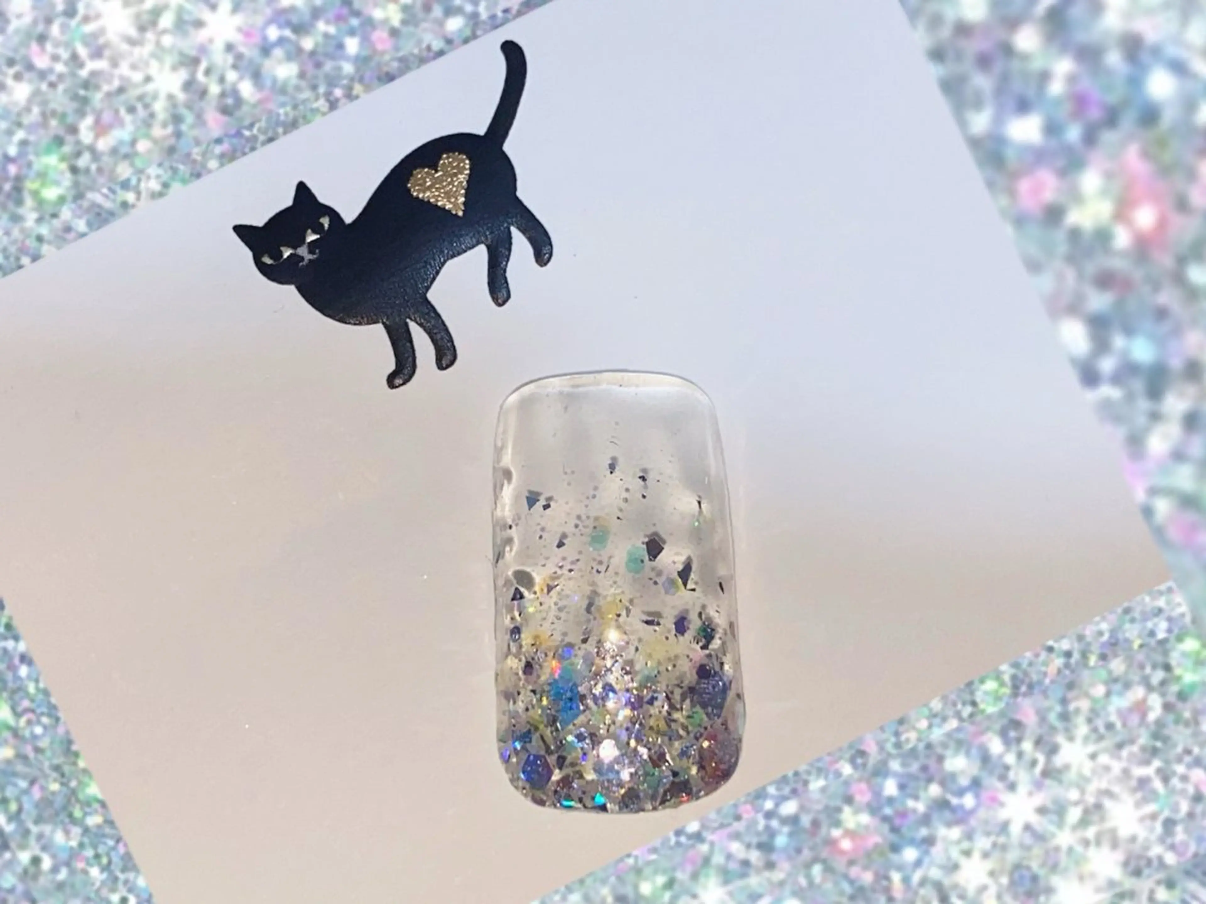 ネイル グラデーション ラメ(グリッター) ラメグラデーション ハンドネイル puccimaSH 🫧Miuのネイルデザイン