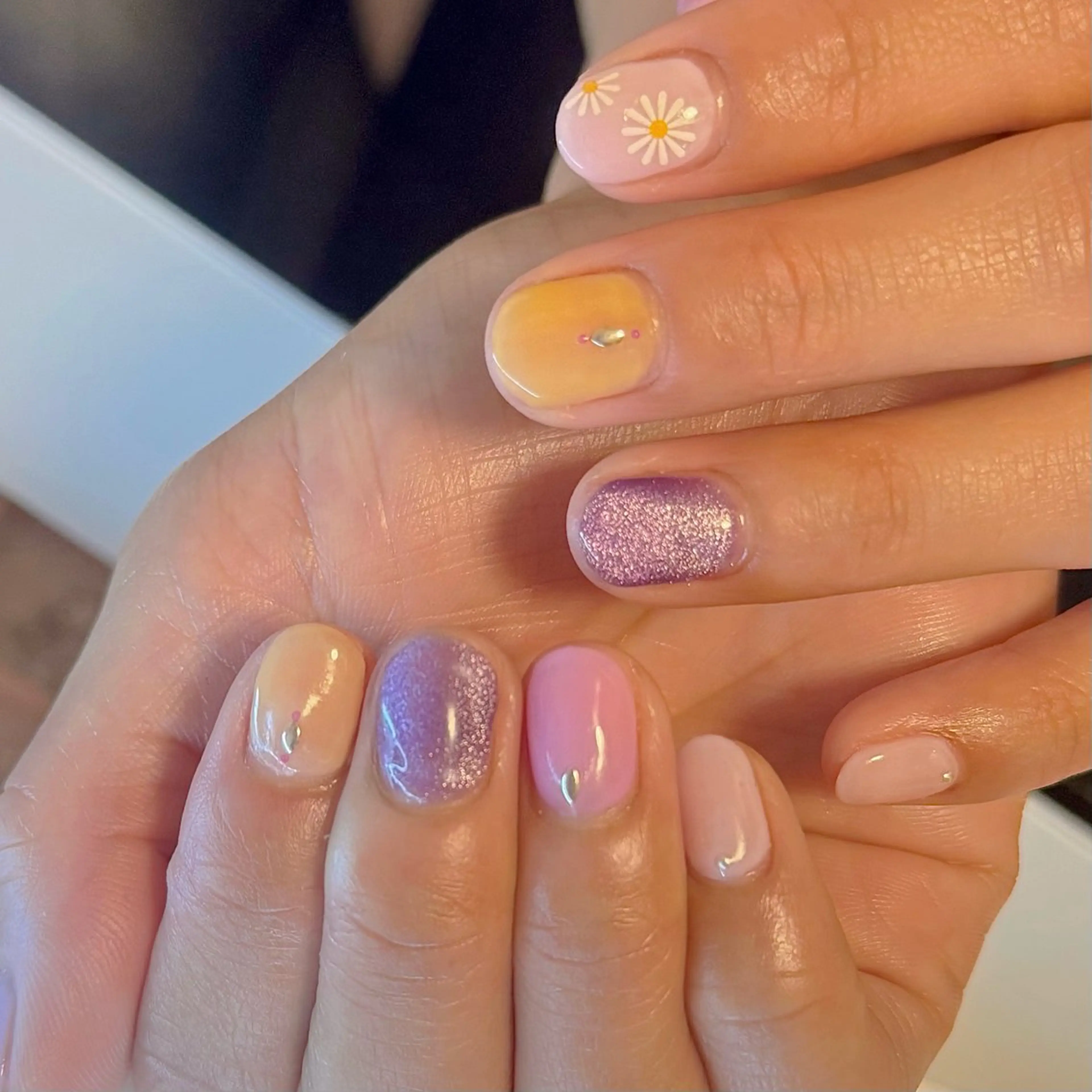 ネイル 春ネイル ハンドネイル ハンドケア U eのネイルデザイン