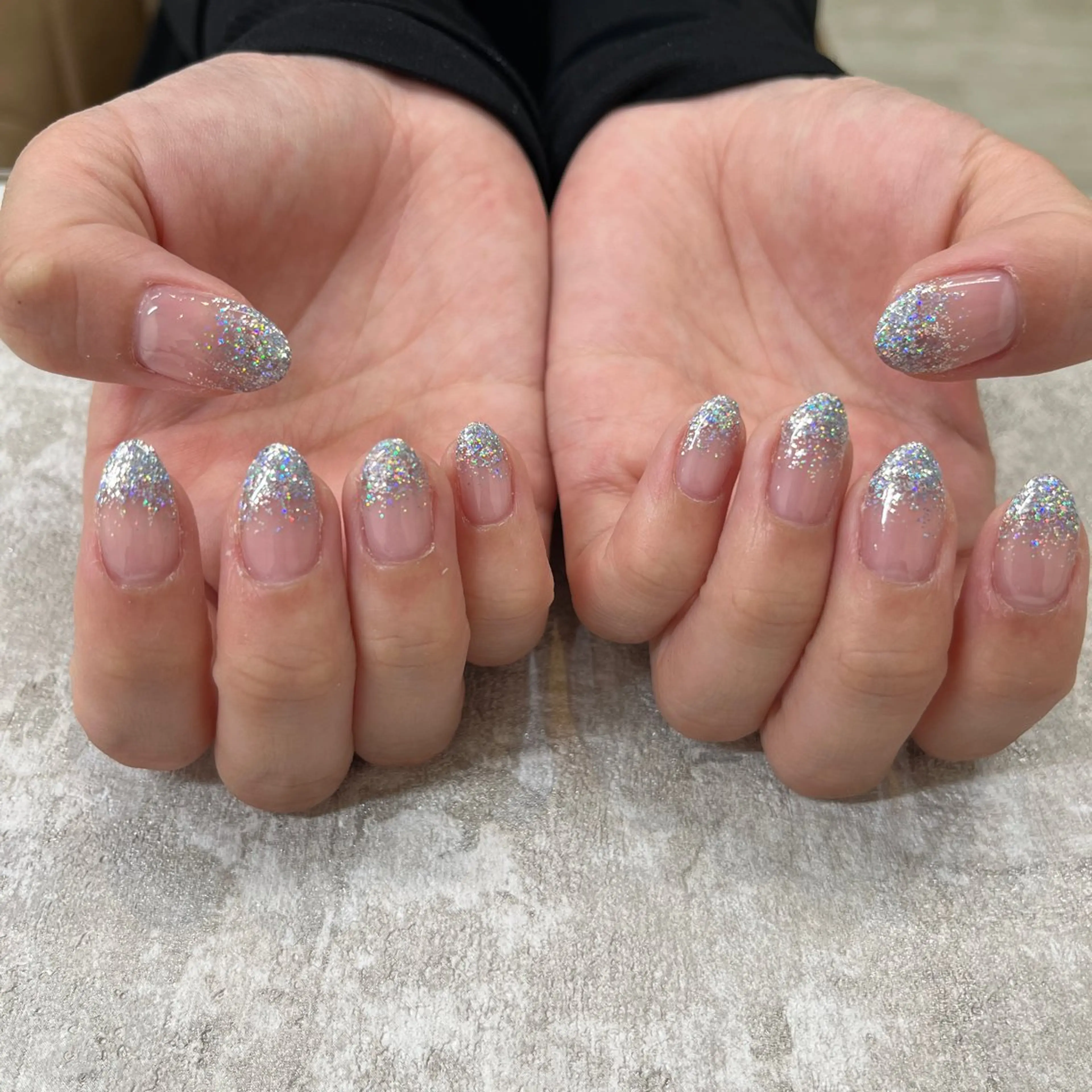 ラメグラデーション(オフなし)の写真