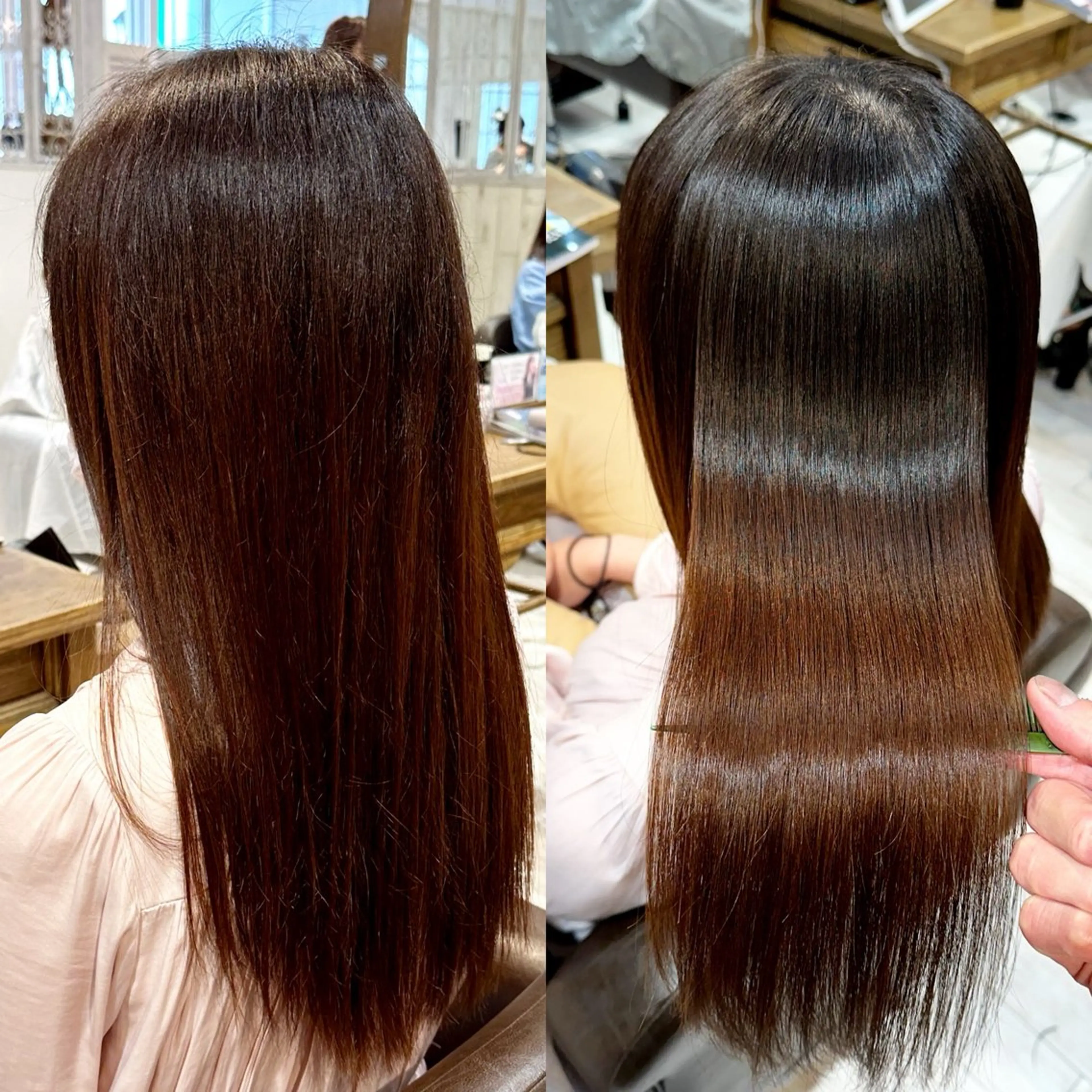 ミディアム 縮毛矯正 縮毛矯正/ショート/ レイヤー/畑中正敏のヘアスタイル