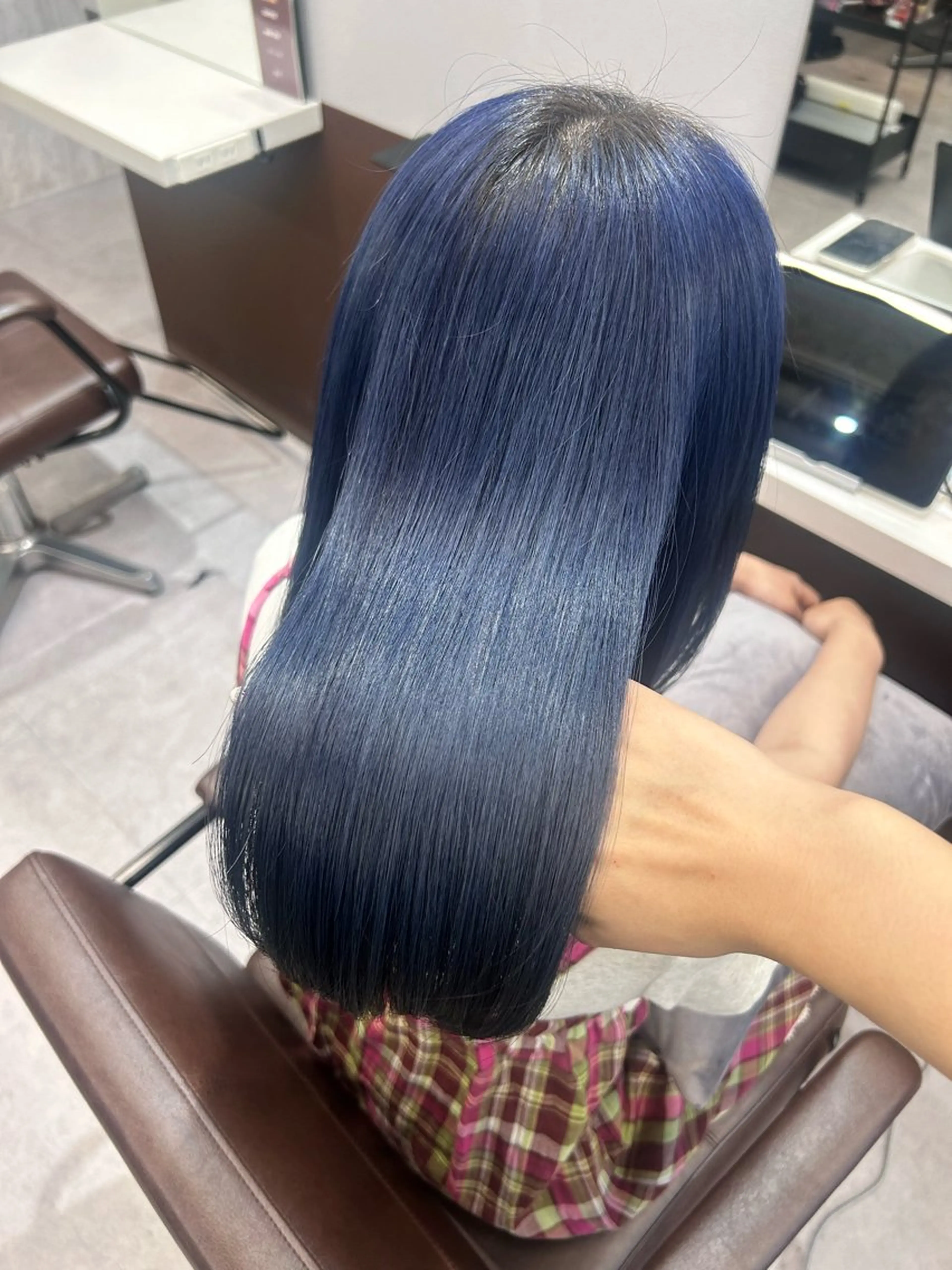 ミディアム カラー 韓国×髪質改善カラー 💎hinaのヘアスタイル