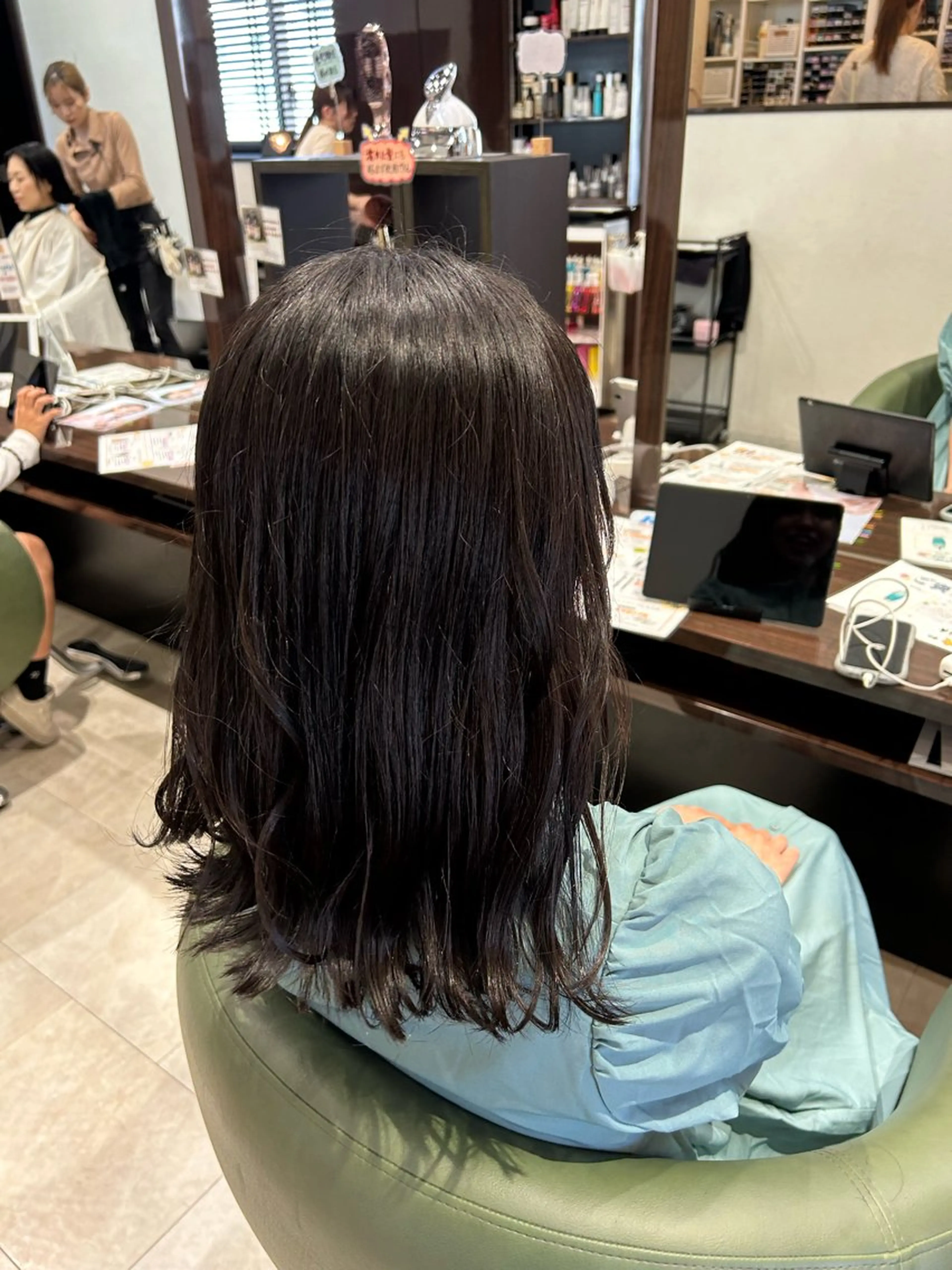 セミロング カット 🍒中川葵久美🍒 レイヤー/メンズのヘアスタイル