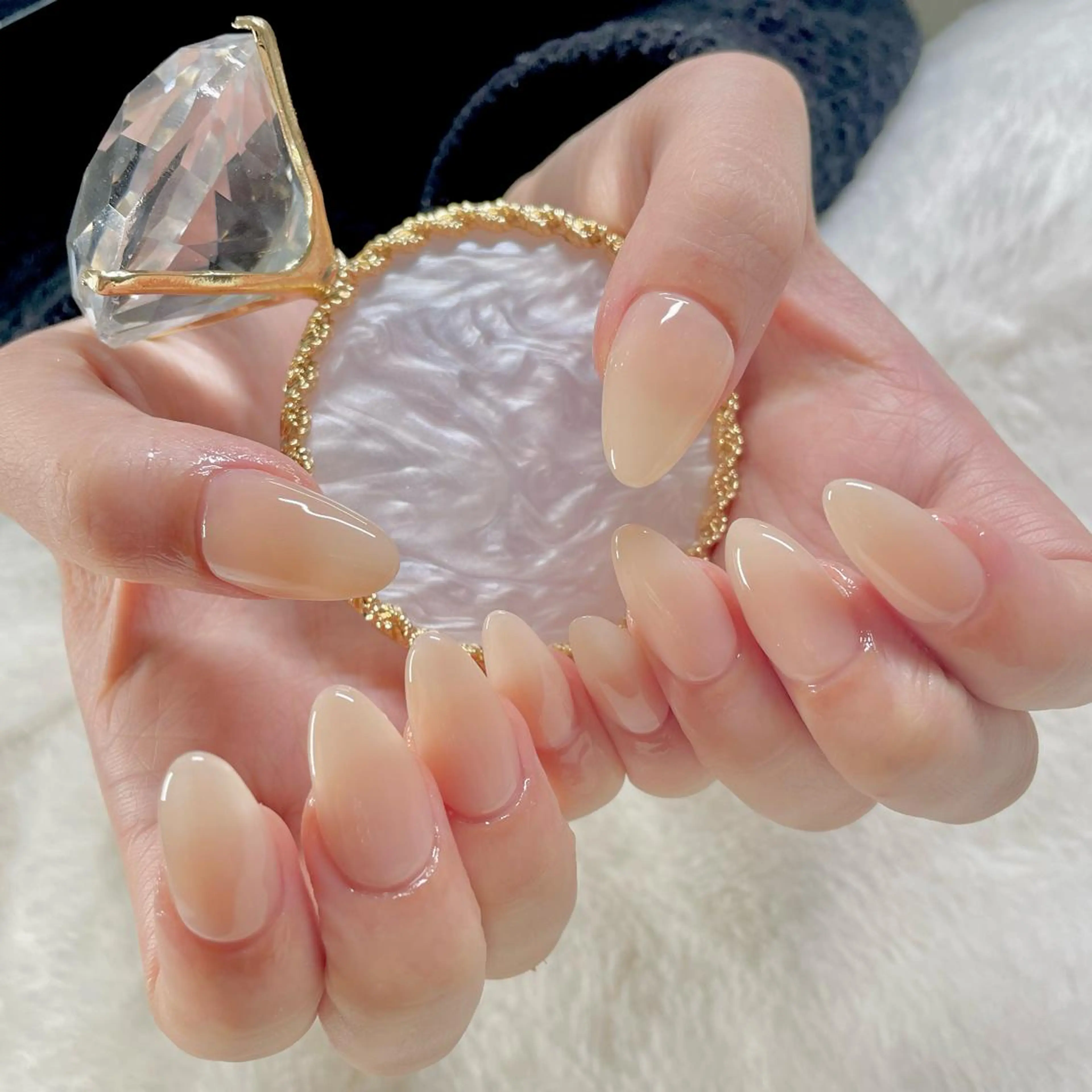 ネイル スカルプネイル シンプルネイル J terrace Nailのネイルデザイン