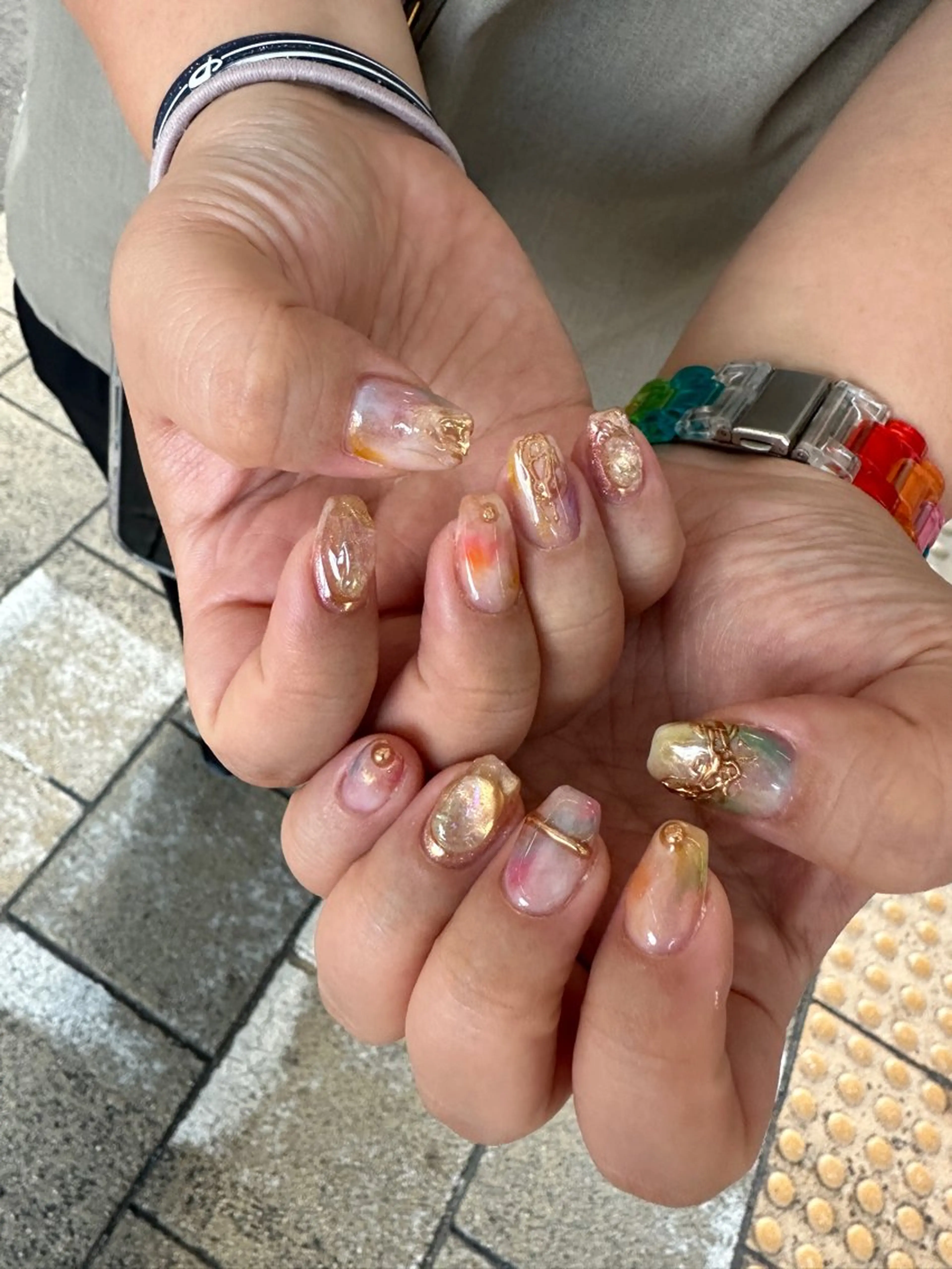 ネイル ハンドネイル nailsalon ∞ ﾐｶﾅﾙ ∞のネイルデザイン