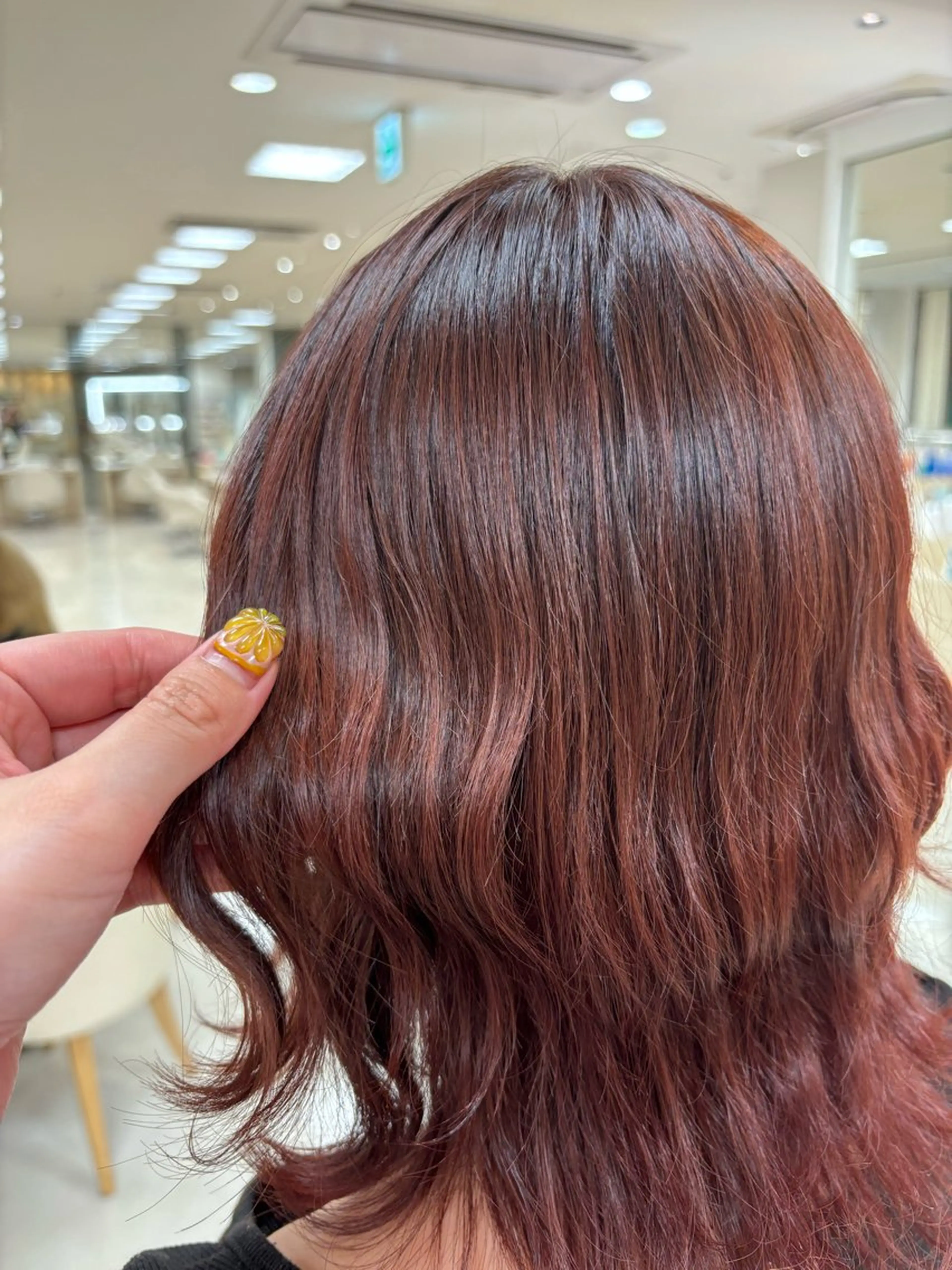 カラー 🎀暖色カラー/透明 感カラー/ひな🎀のヘアスタイル