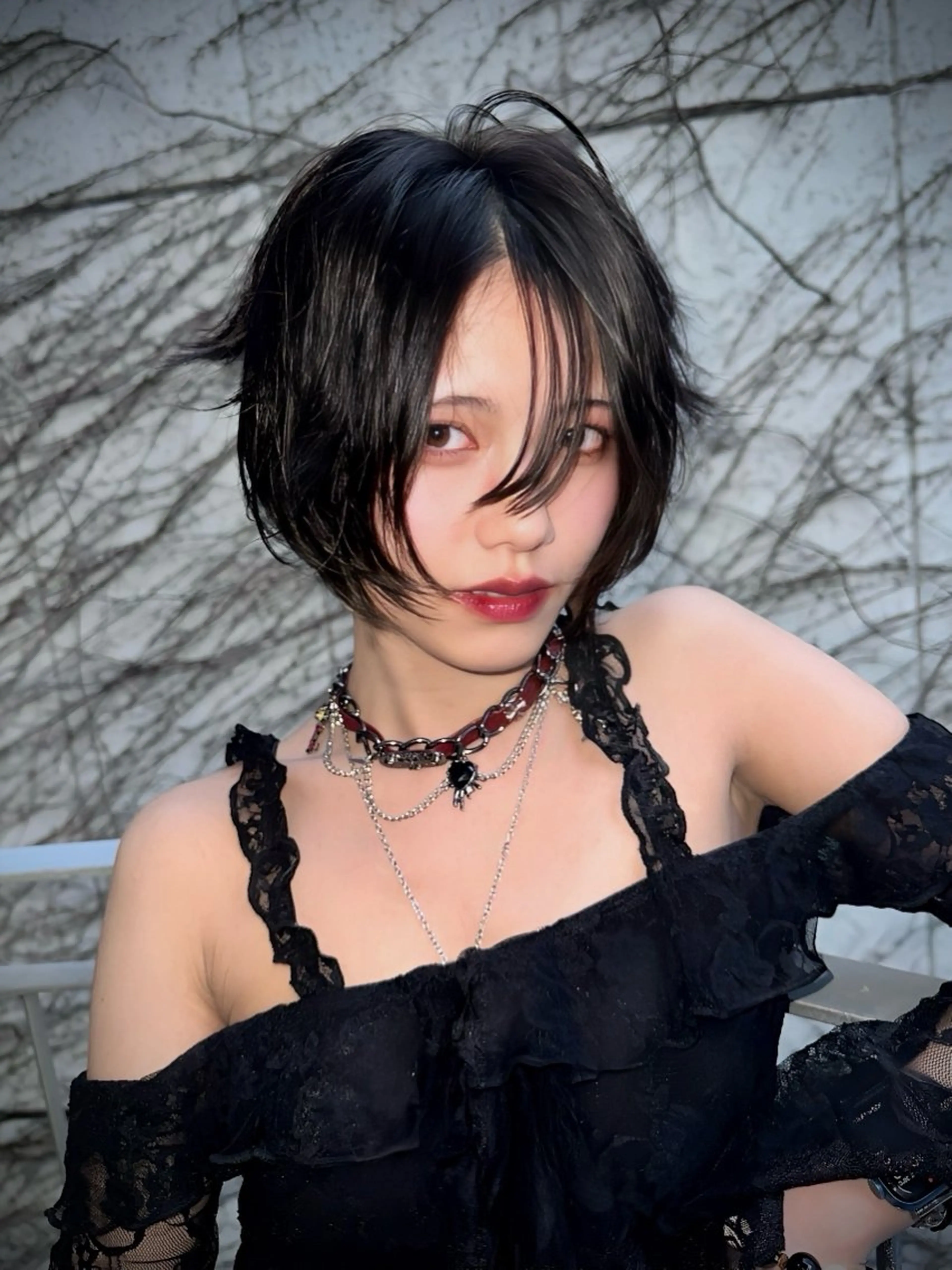 ミディアム カラー カット ケアブリーチ特化✨/ 艶カラー/エクステのヘアスタイル