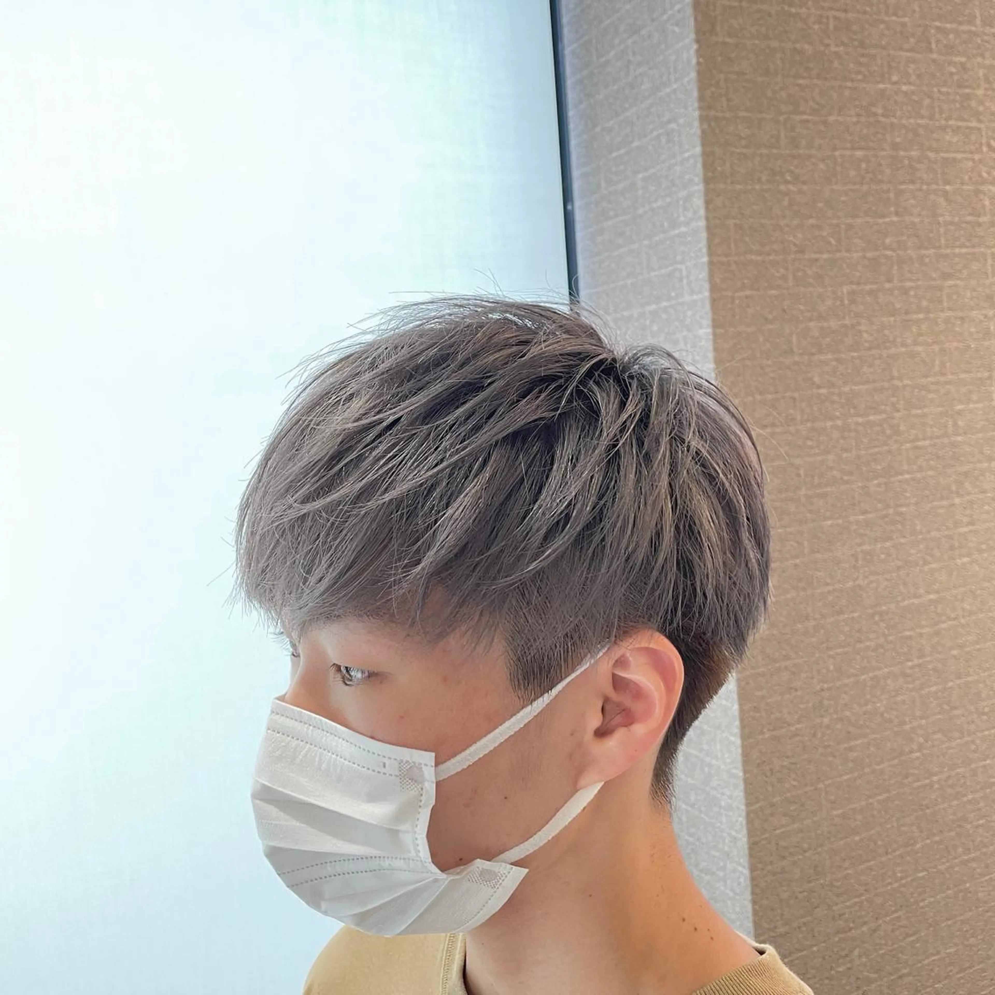 カラー メンズ 竹田 京人のヘアスタイル