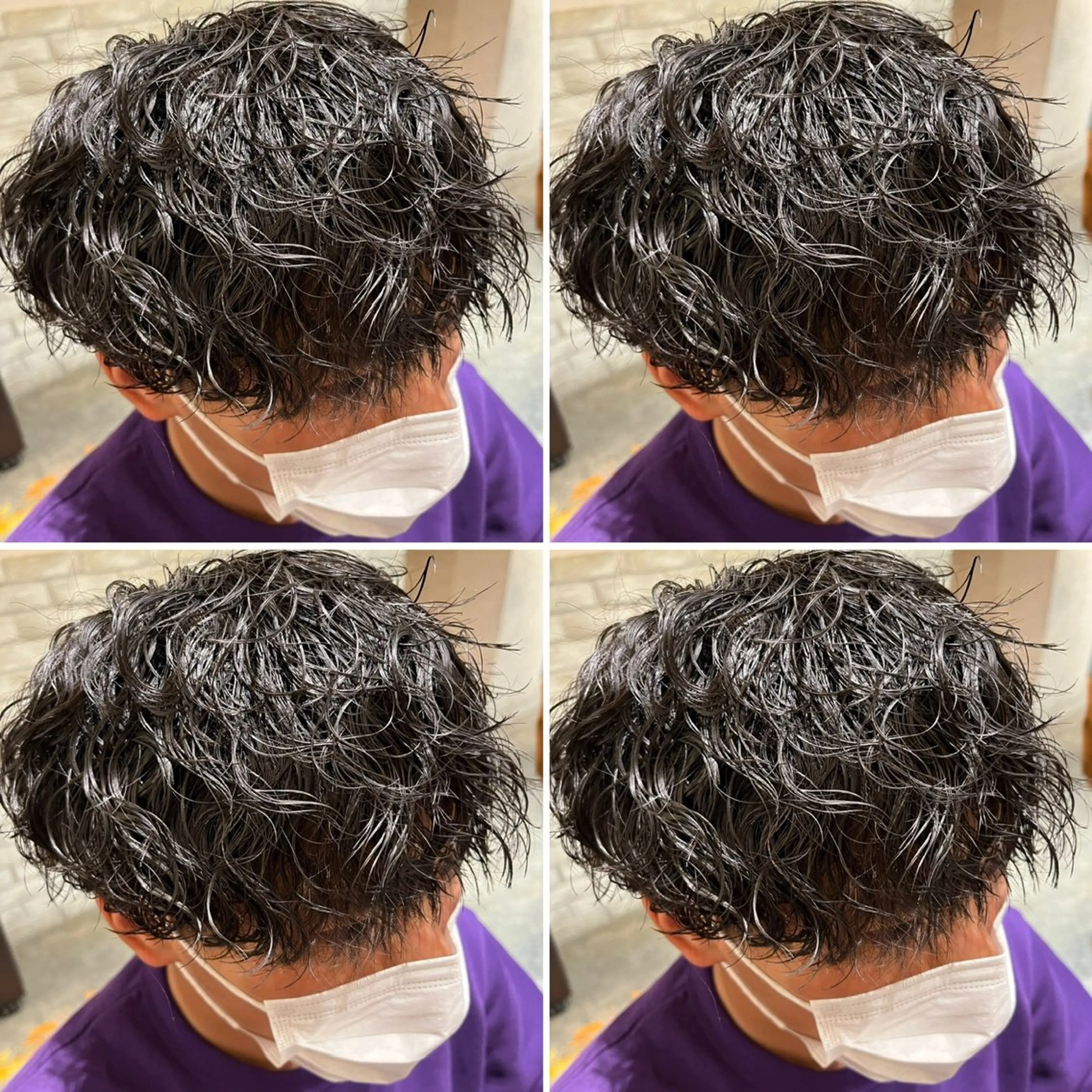 パーマ メンズ カット パーマ トリートメント ヘアセット 💈メンズパーマ特化 店長望月謙二郎💈のヘアスタイル