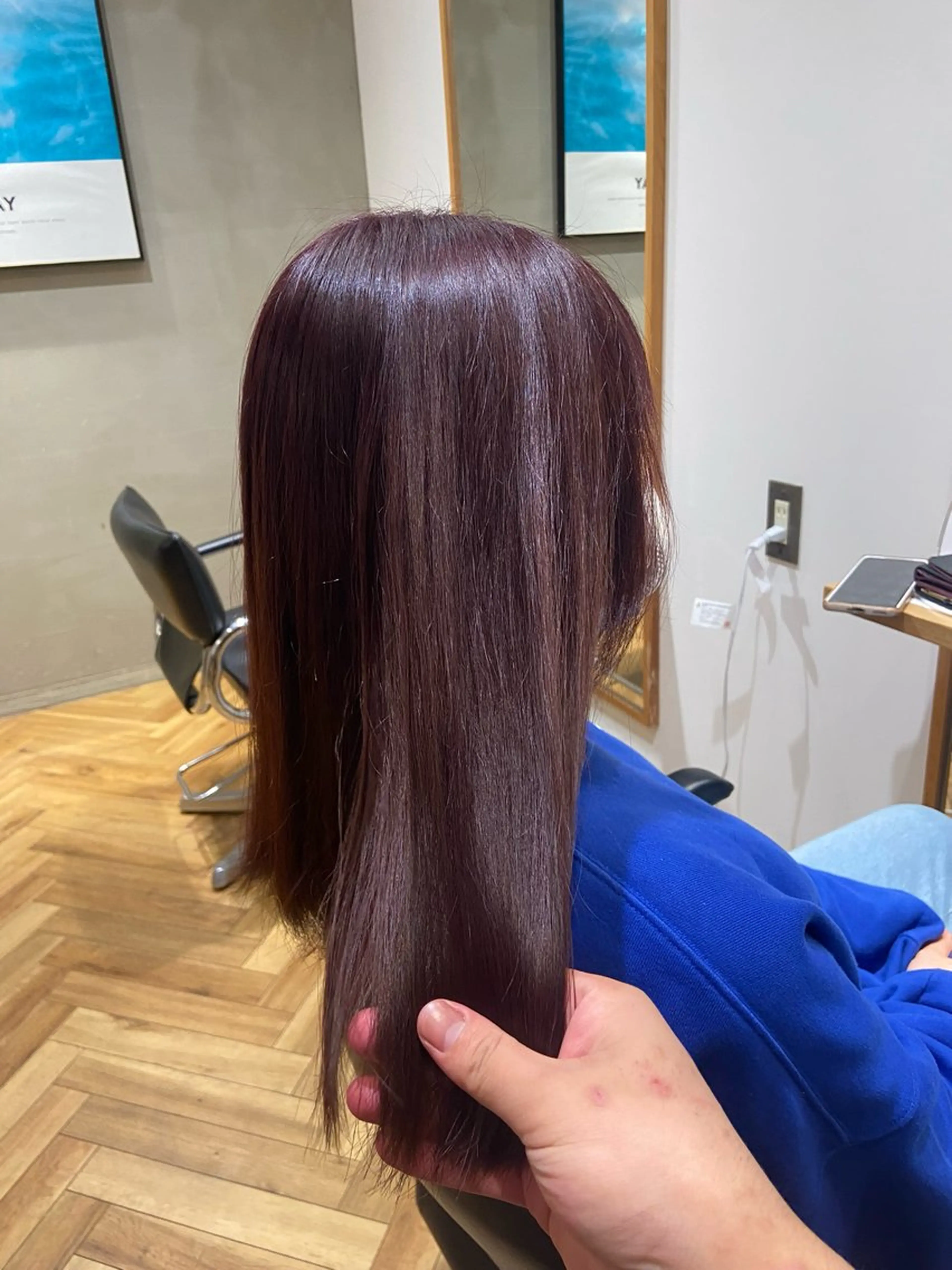 ミディアム カラー ラベンダーカラー ピンクカラー ピンクラベンダー 小林 駿介のヘアスタイル