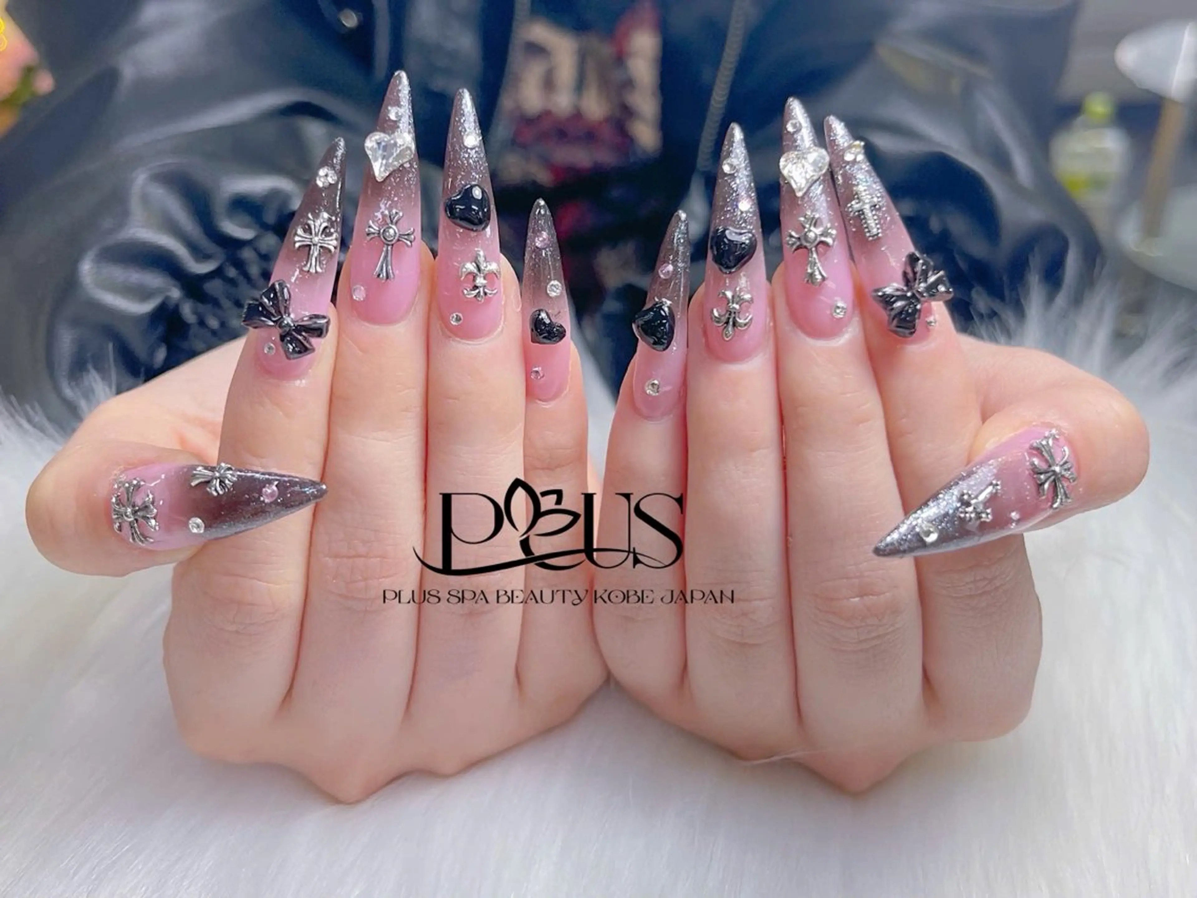 ネイル フレンチネイル 韓国ネイル シンプルネイル ワンホンネイル PLUSSPA HOANGのネイルデザイン