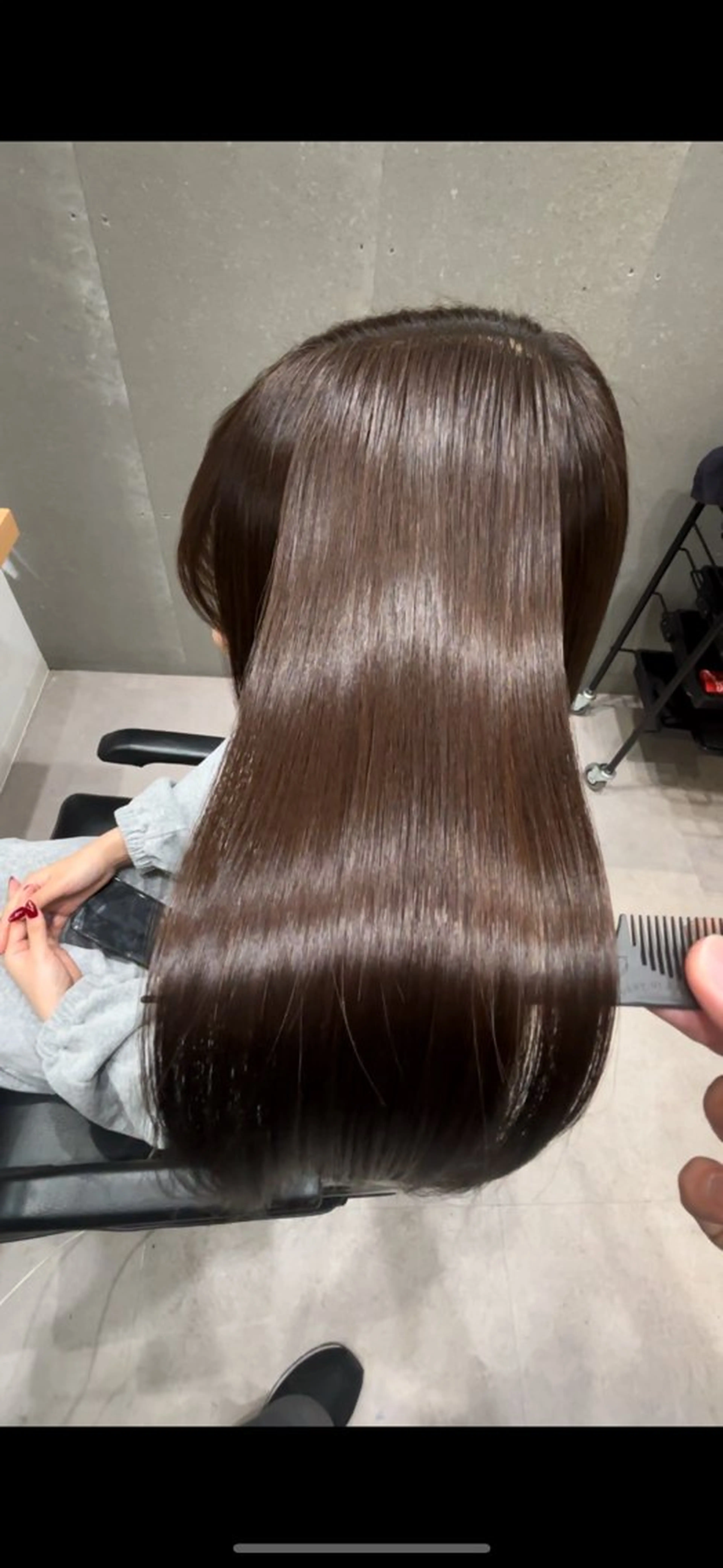 セミロング 髪質改善 トリートメント 髪質改善ヘアケア 艶髪特化/上田のヘアスタイル