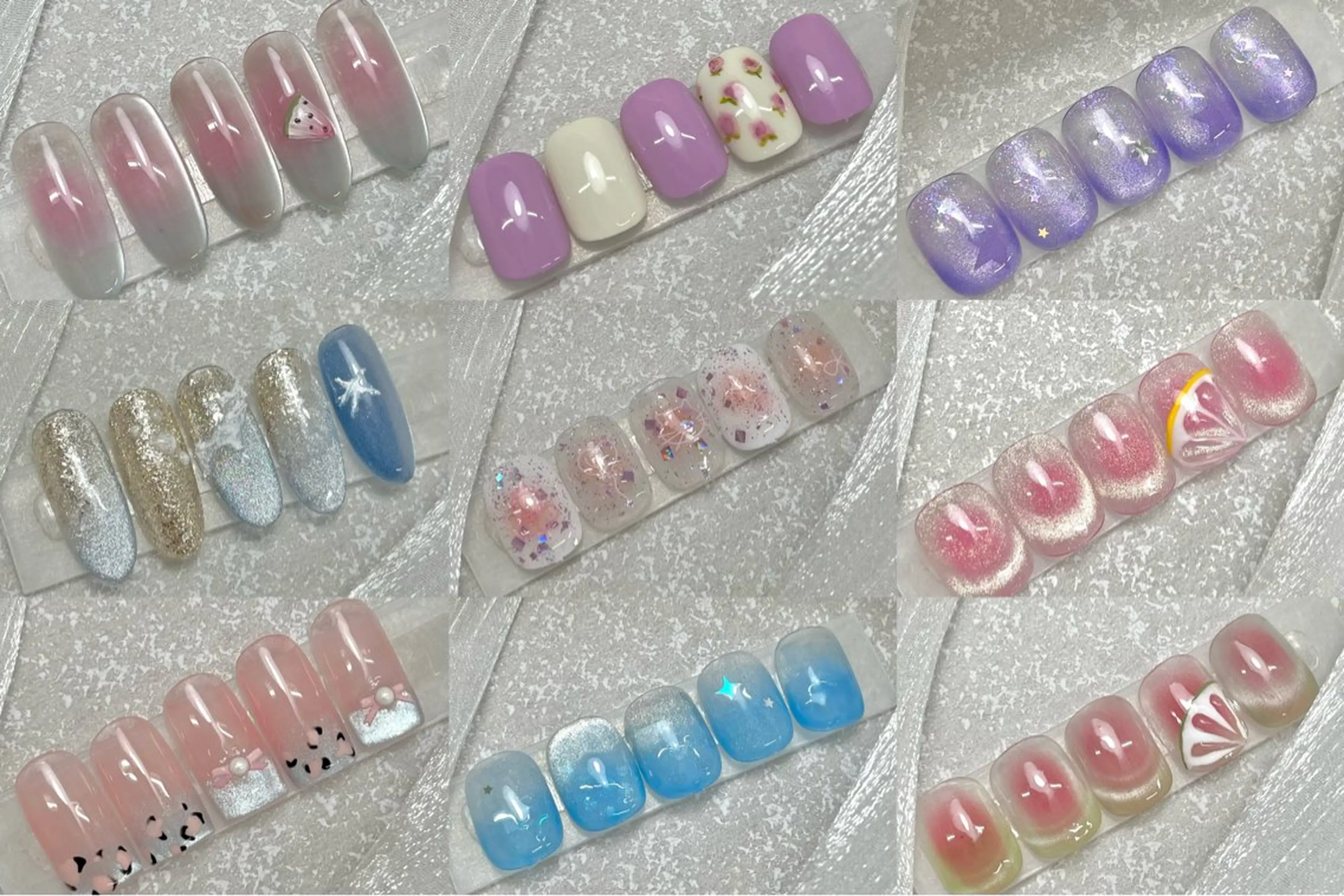 ネイル 夏 目のネイルデザイン