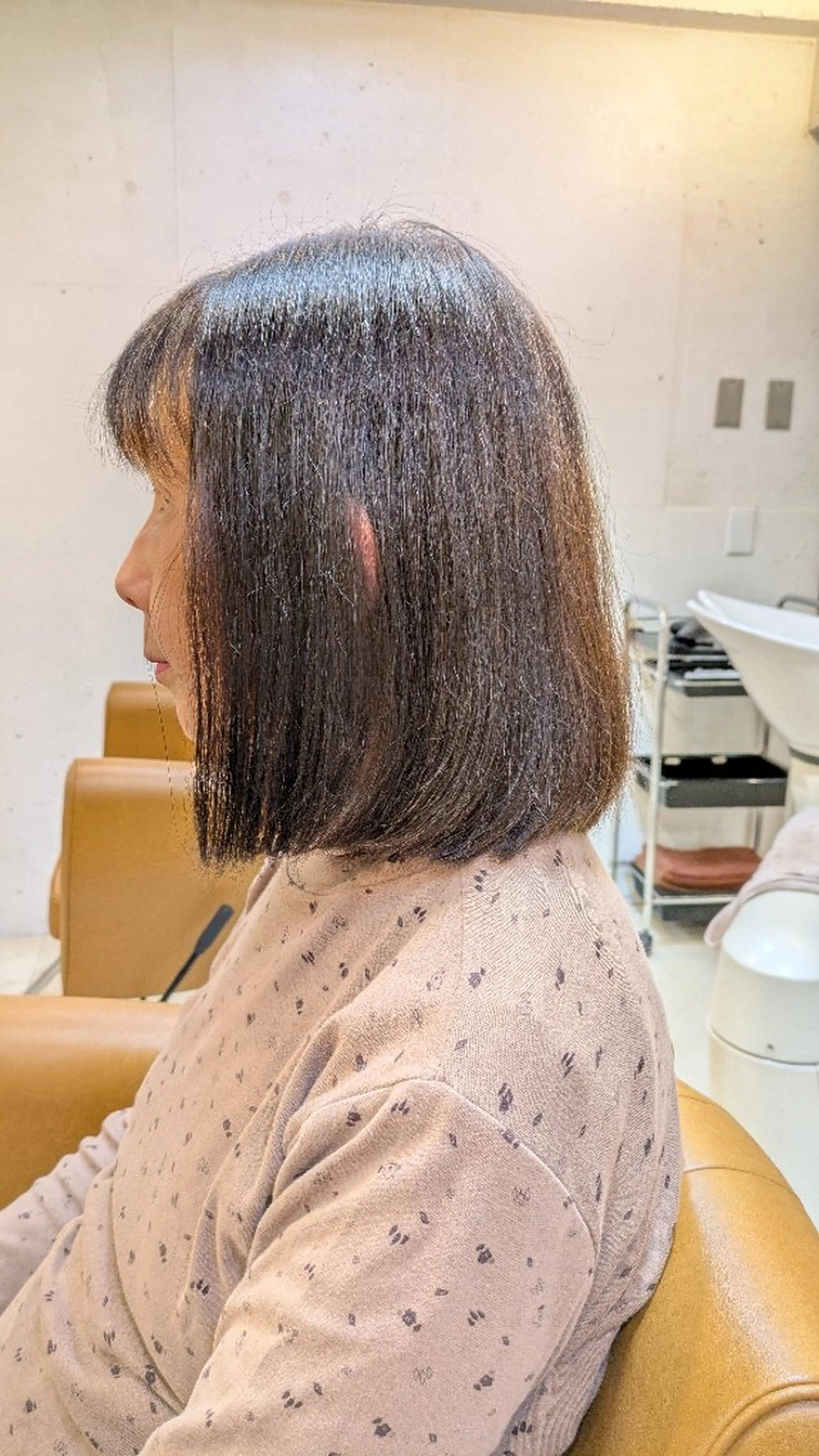 ミディアム ボブ 浅井 琴音のヘアスタイル
