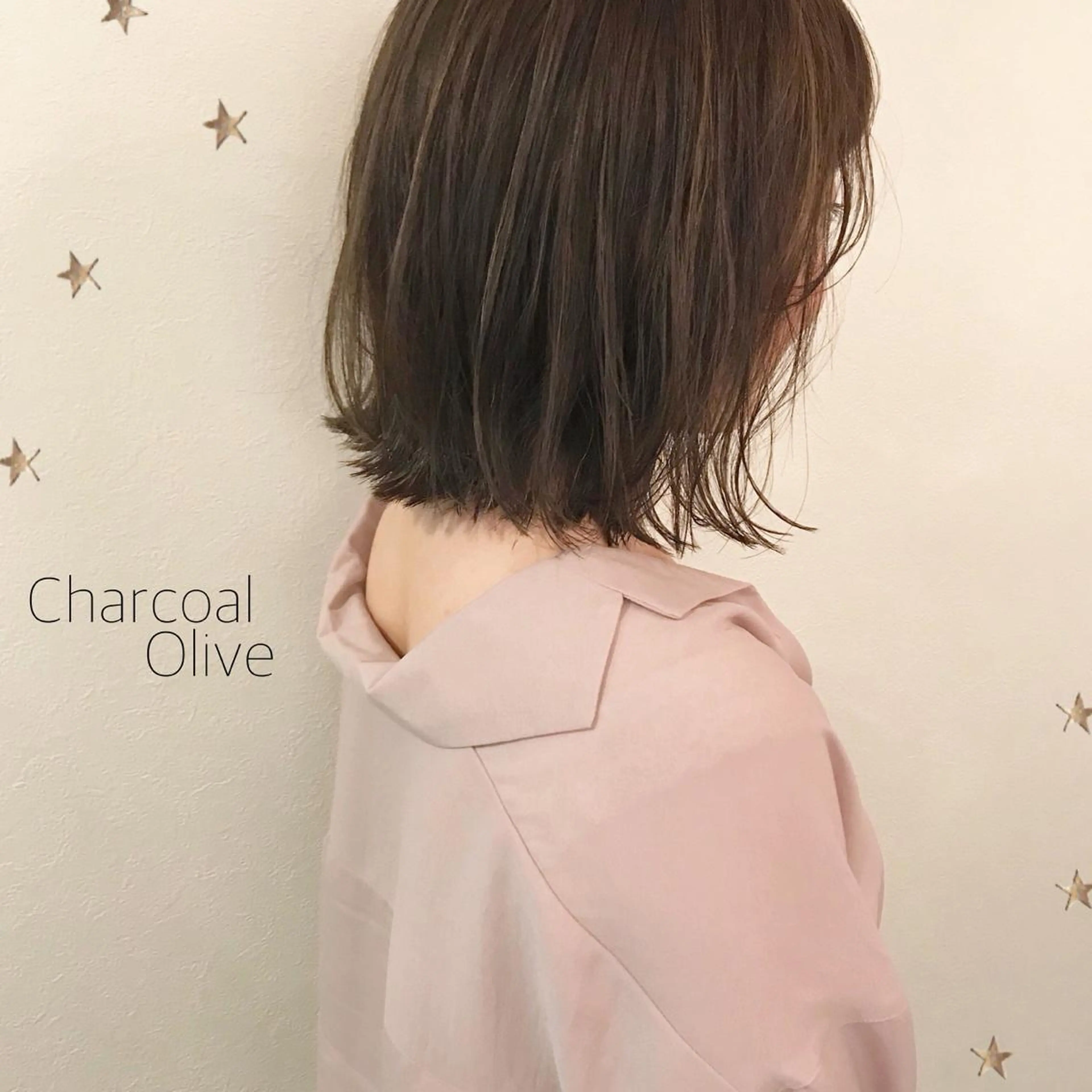 ミディアム カラー 市川 千夏のヘアスタイル