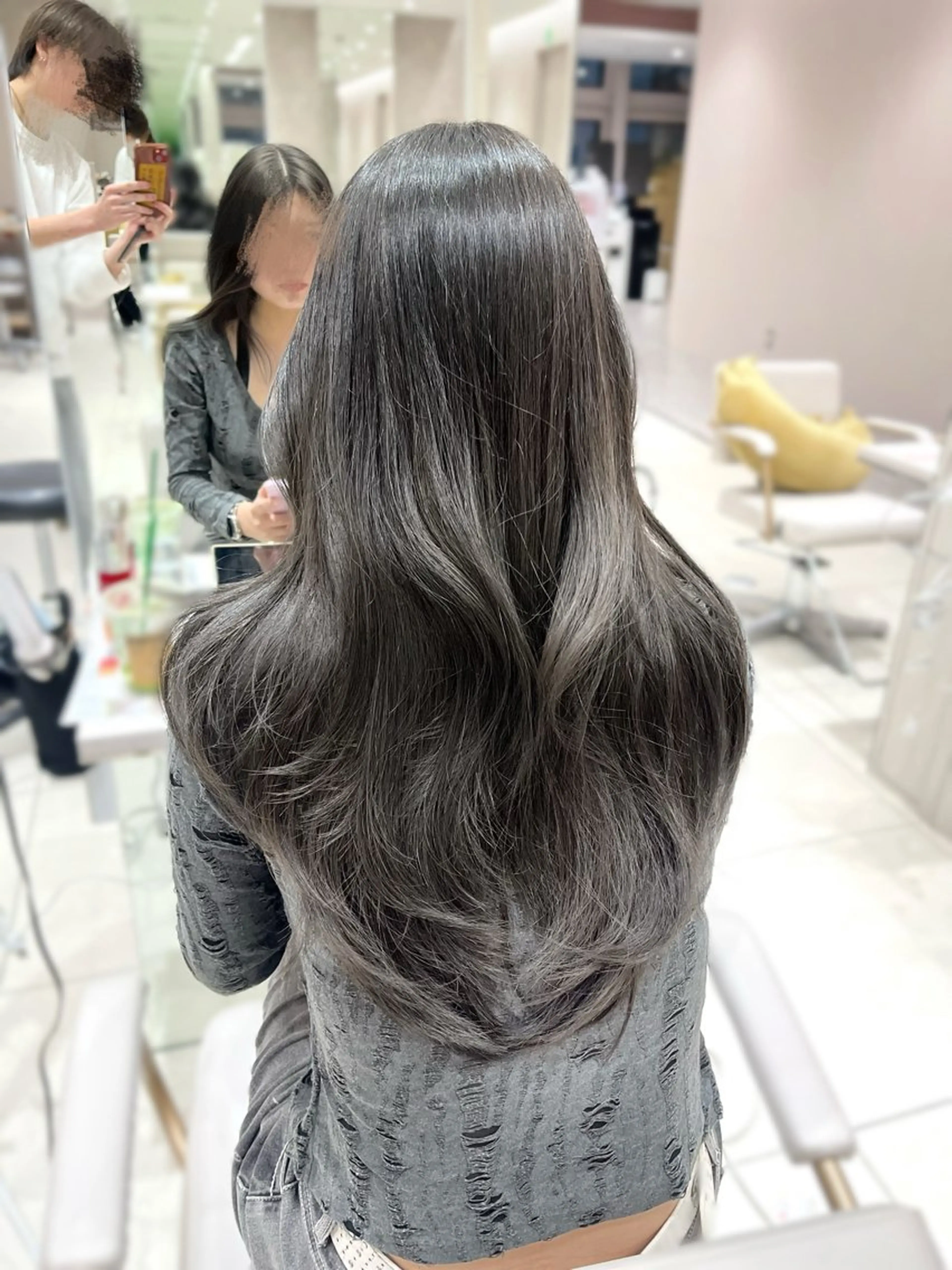 ロング 透明感カラー/似合わ せ前髪/柴田礼空のヘアスタイル