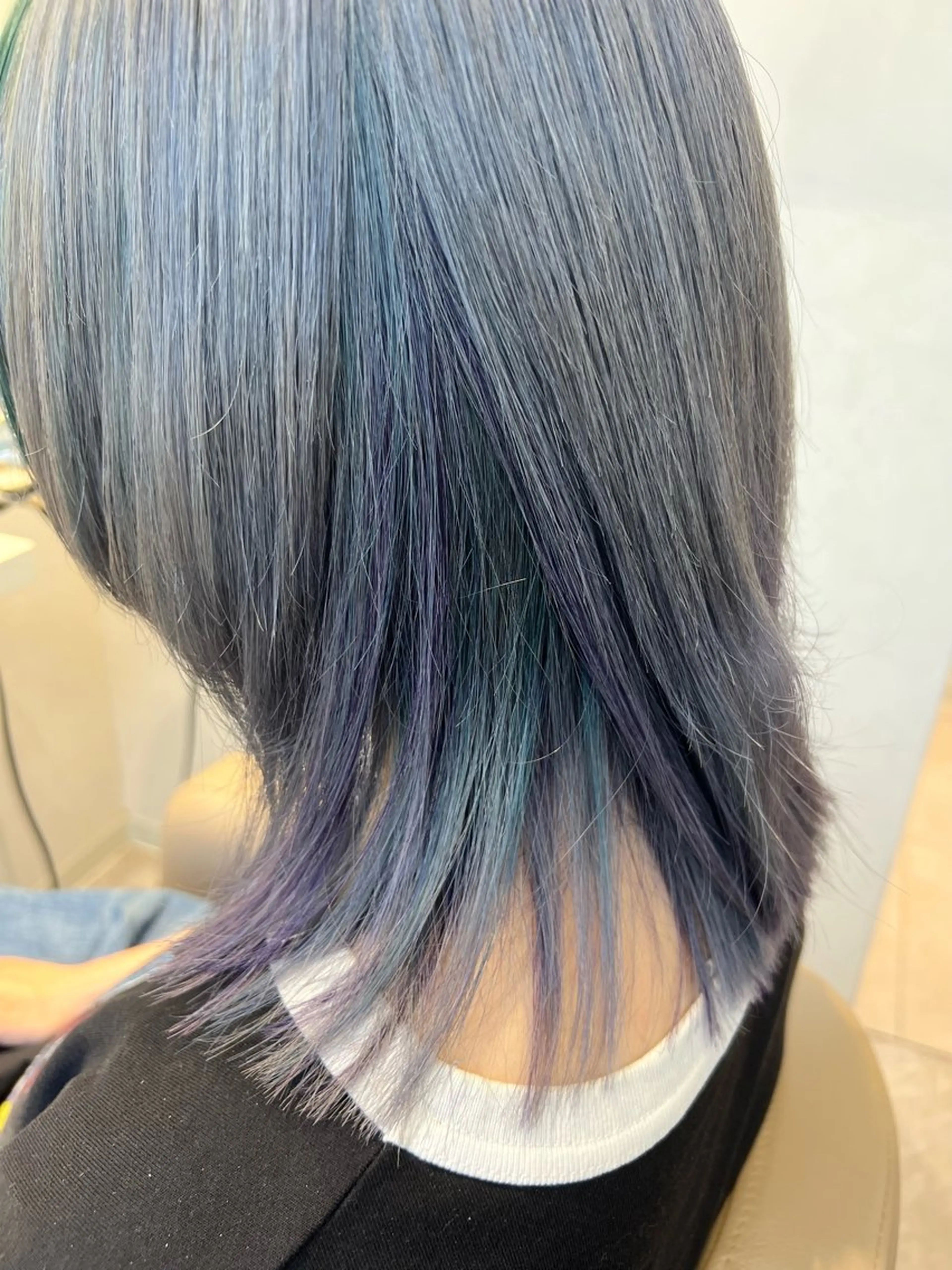 ミディアム カラー 🍇おぐら めぐみ🍇のヘアスタイル